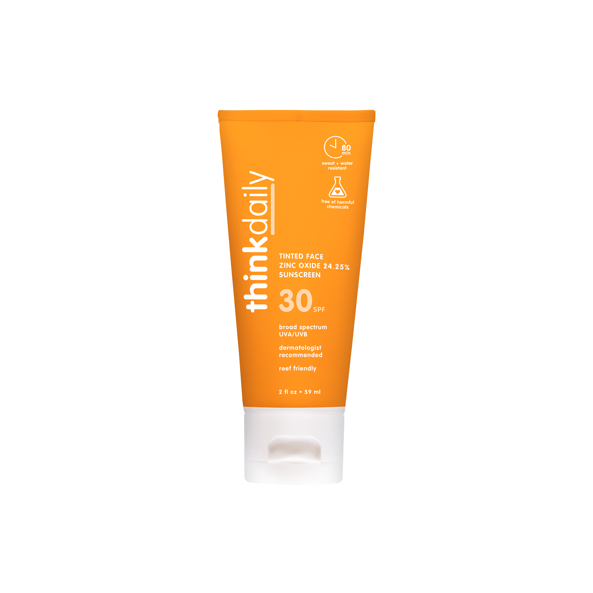 SPF 30 Face Tinted Sunscreen | ThinkSun