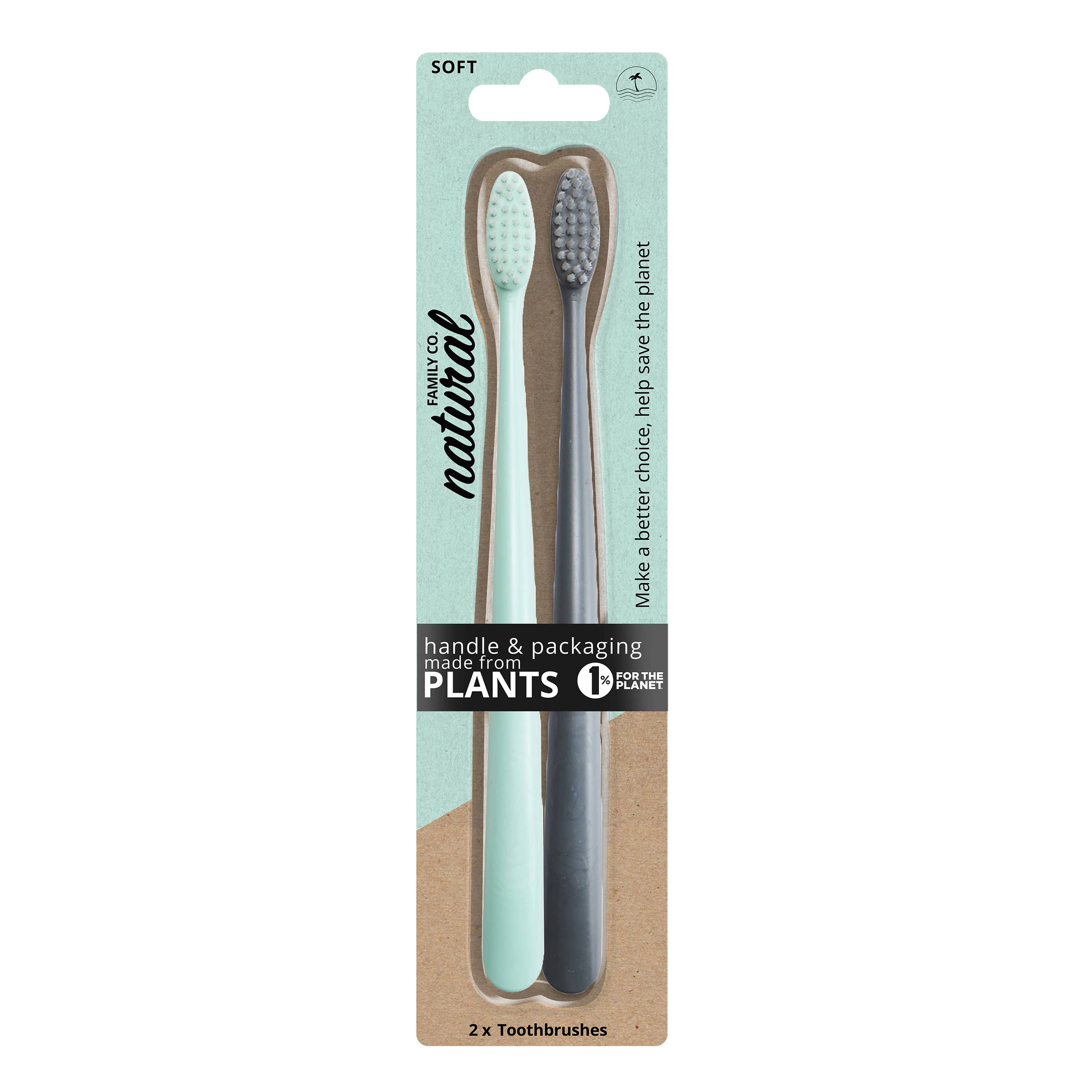 NFco Toothbrush Twin Pk | Jack N' Jill Kids
