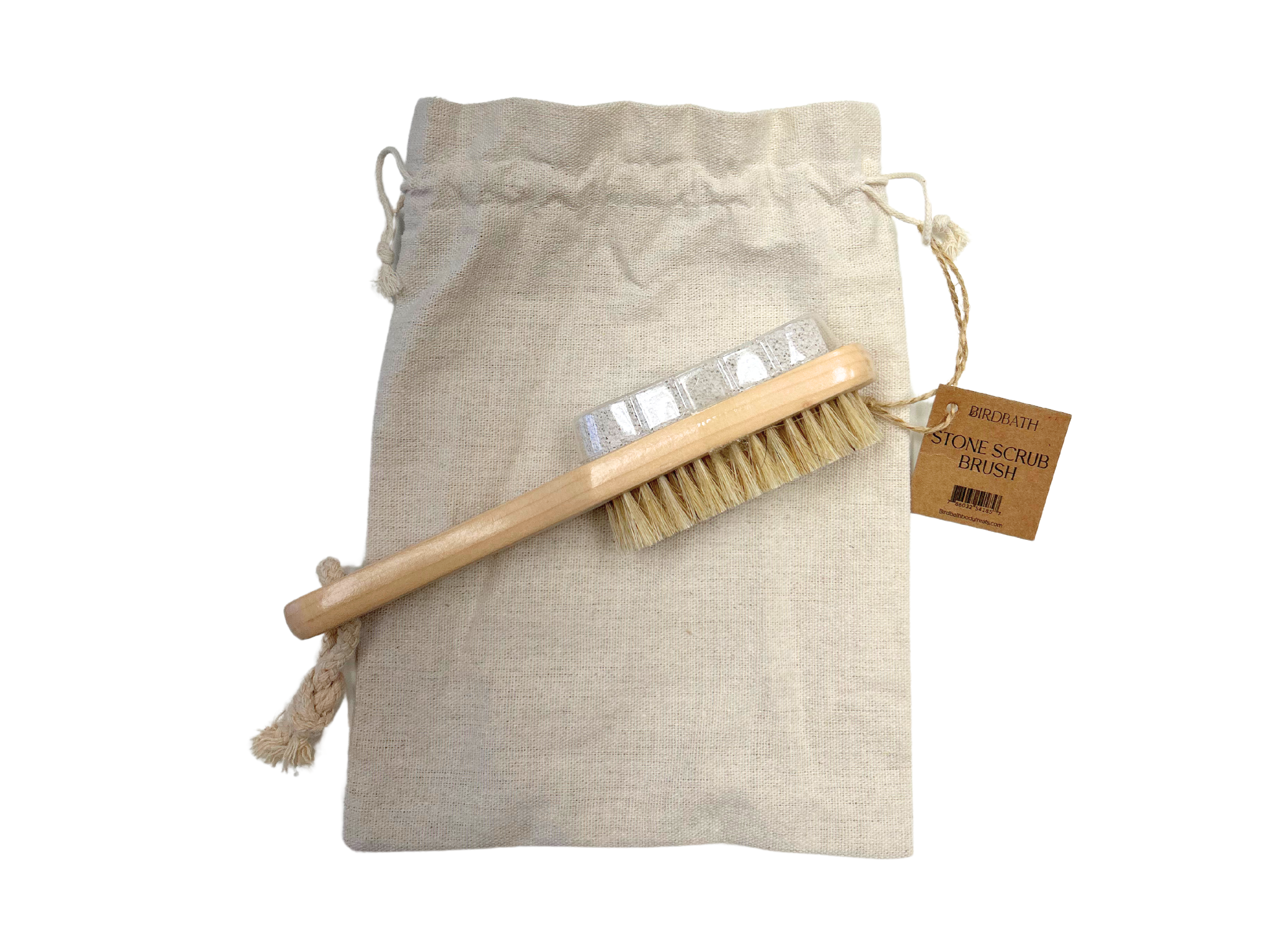 Stone Pedicure Scrub Brush | Birdbath