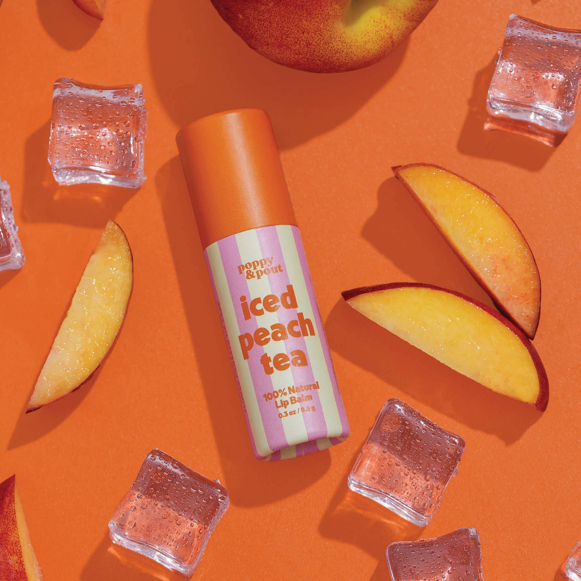 Lip Balm Retro Refreshers | Iced Peach Tea | Poppy and Pout