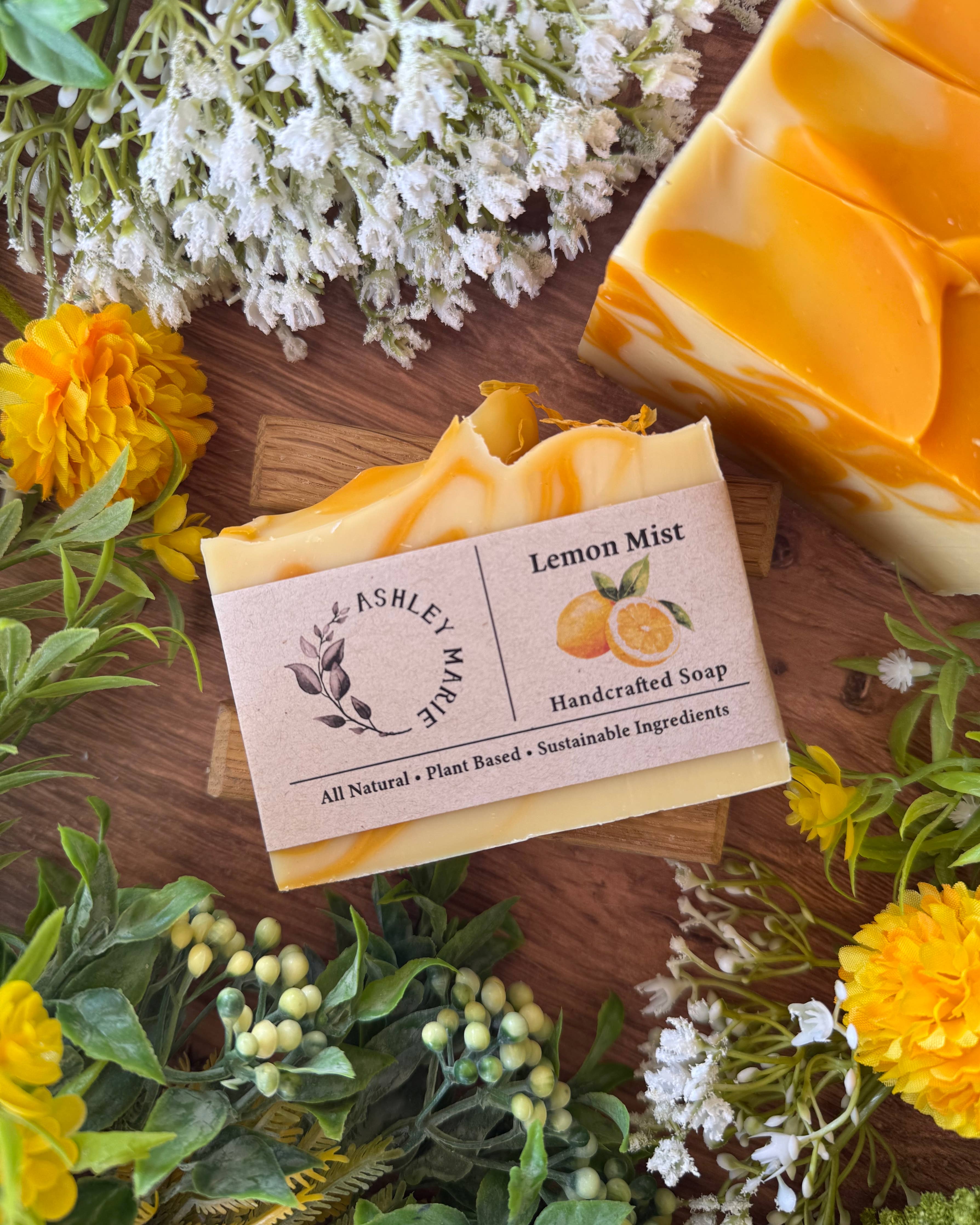 Lemon Mist Handmade Soap | Ashley Marie