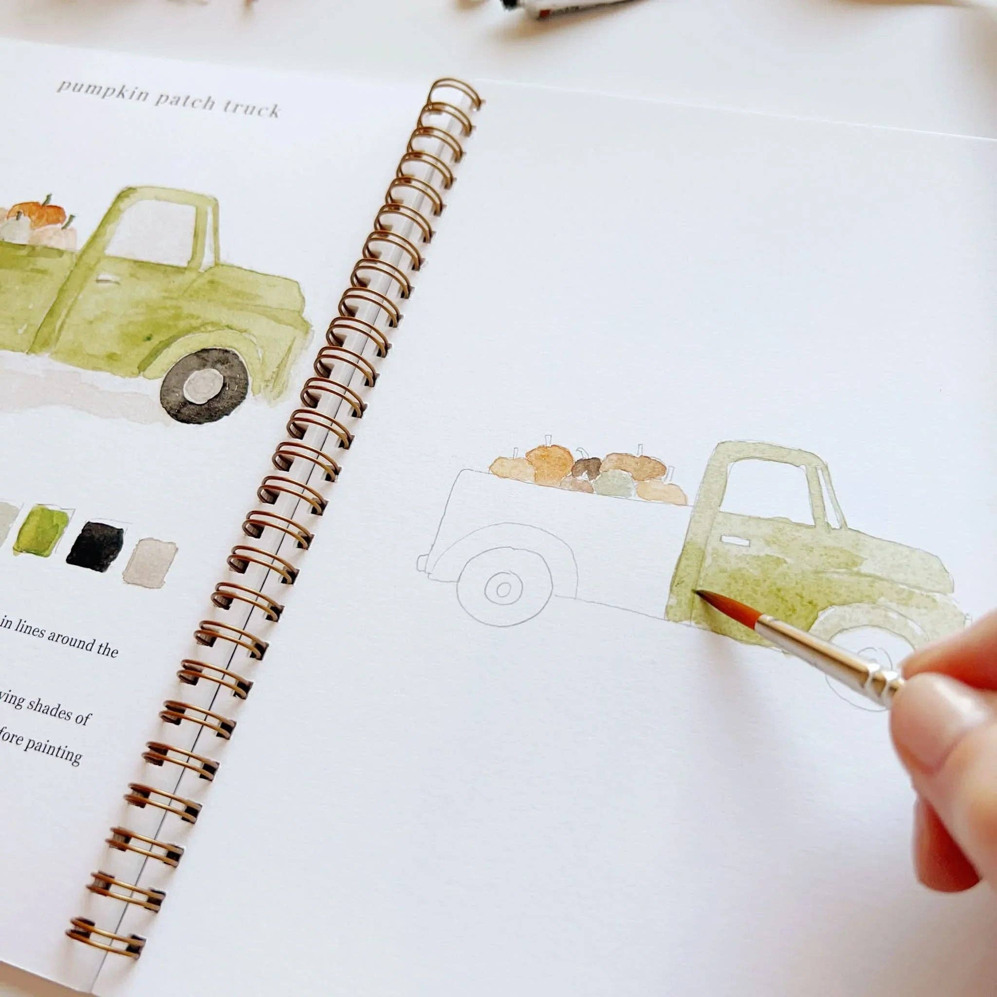 Autumn watercolor workbook | Emily Lex Studio