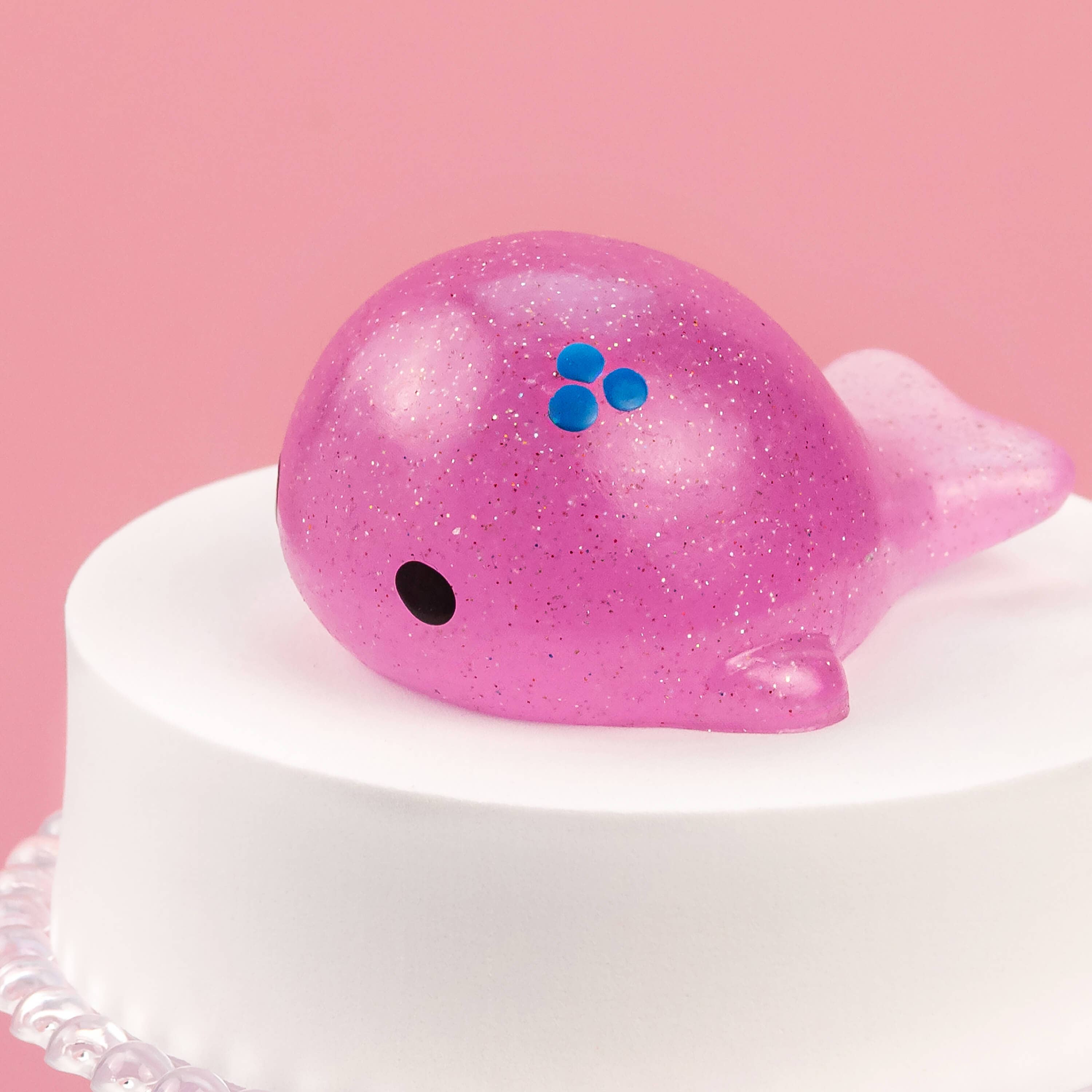 Jumbo Glitter Mochi Squishy Toy | Kawaii Slime