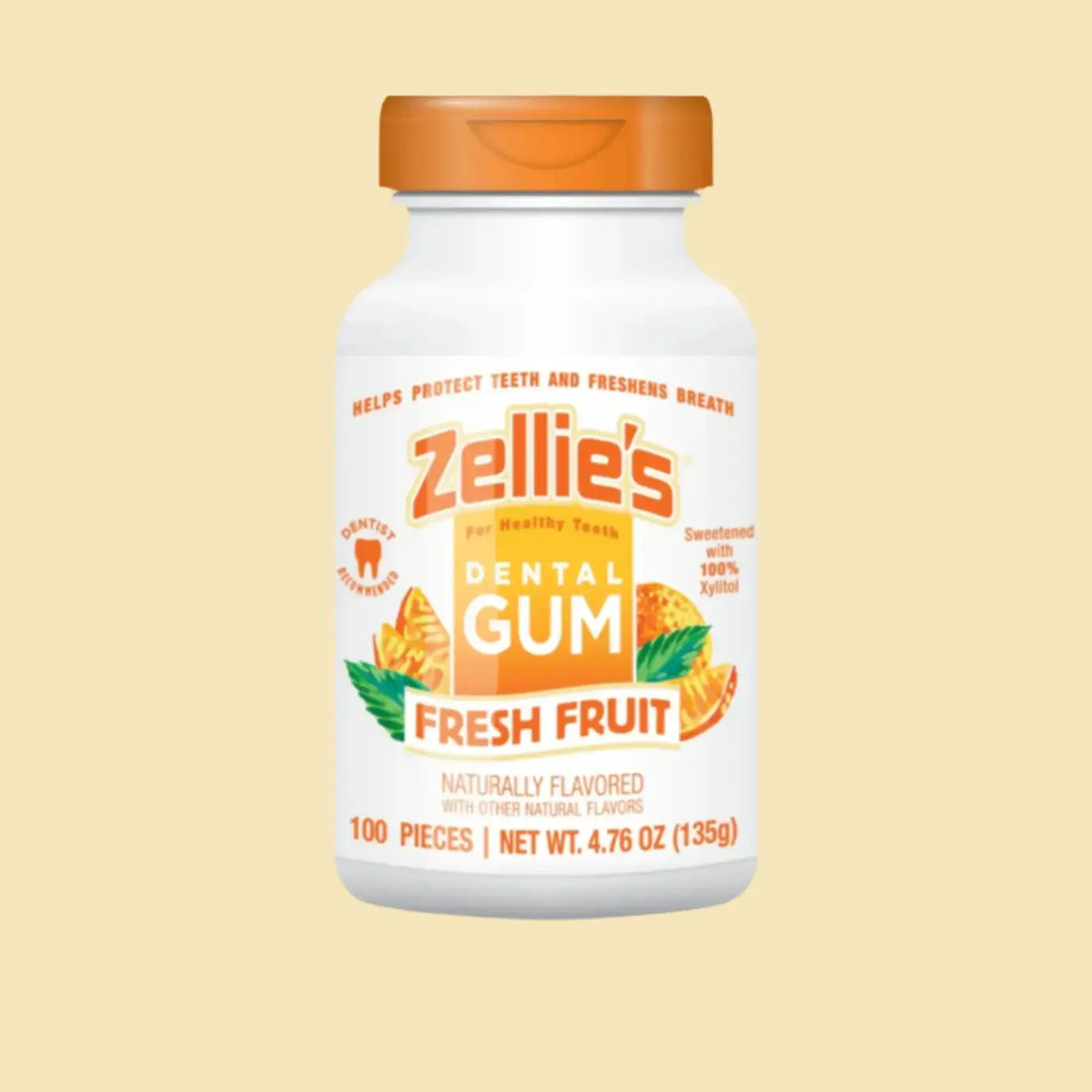 Zellie's Xylitol Dental Gum - Fresh Fruit | Zellies