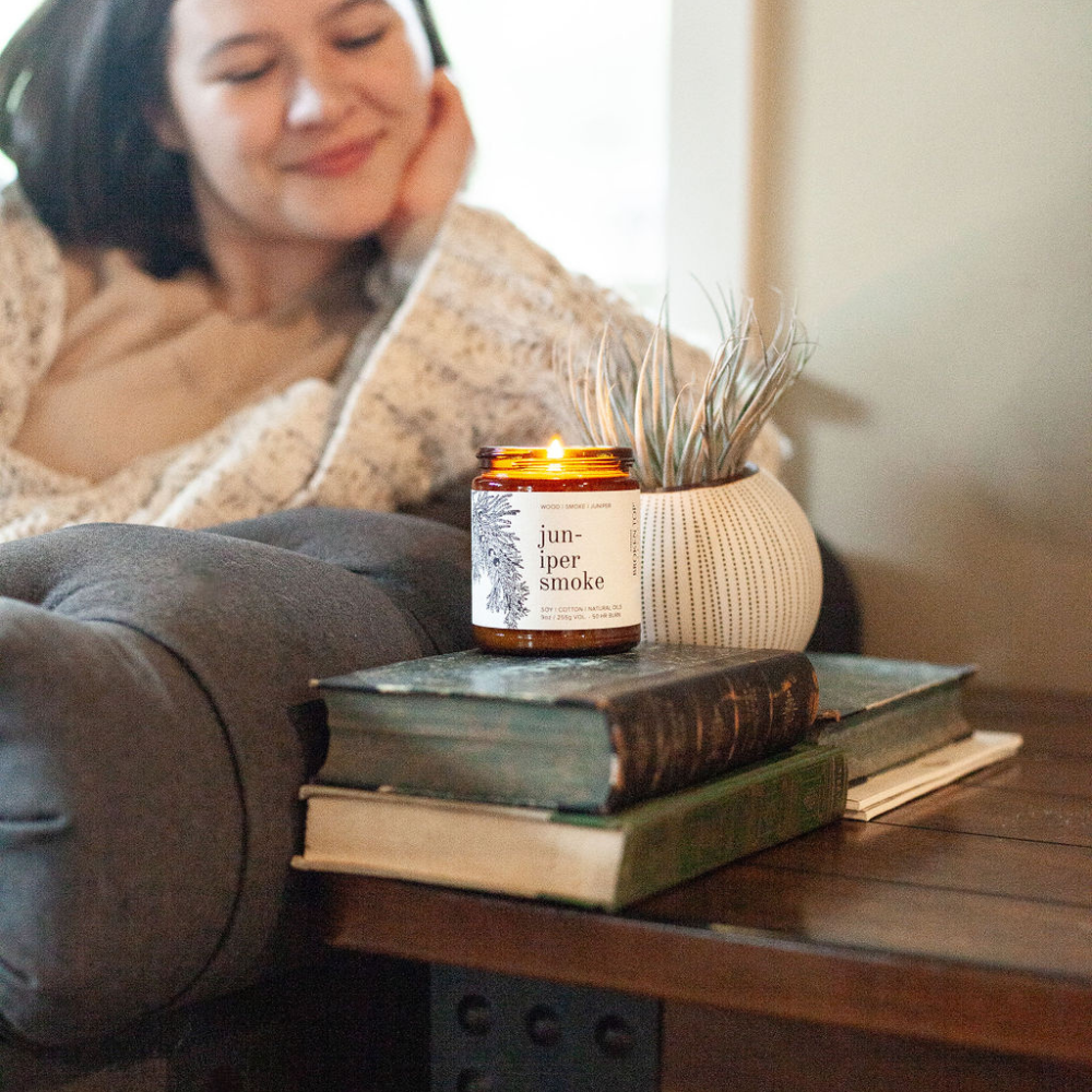 Juniper Smoke 9oz Soy Candle | Broken Top Goods