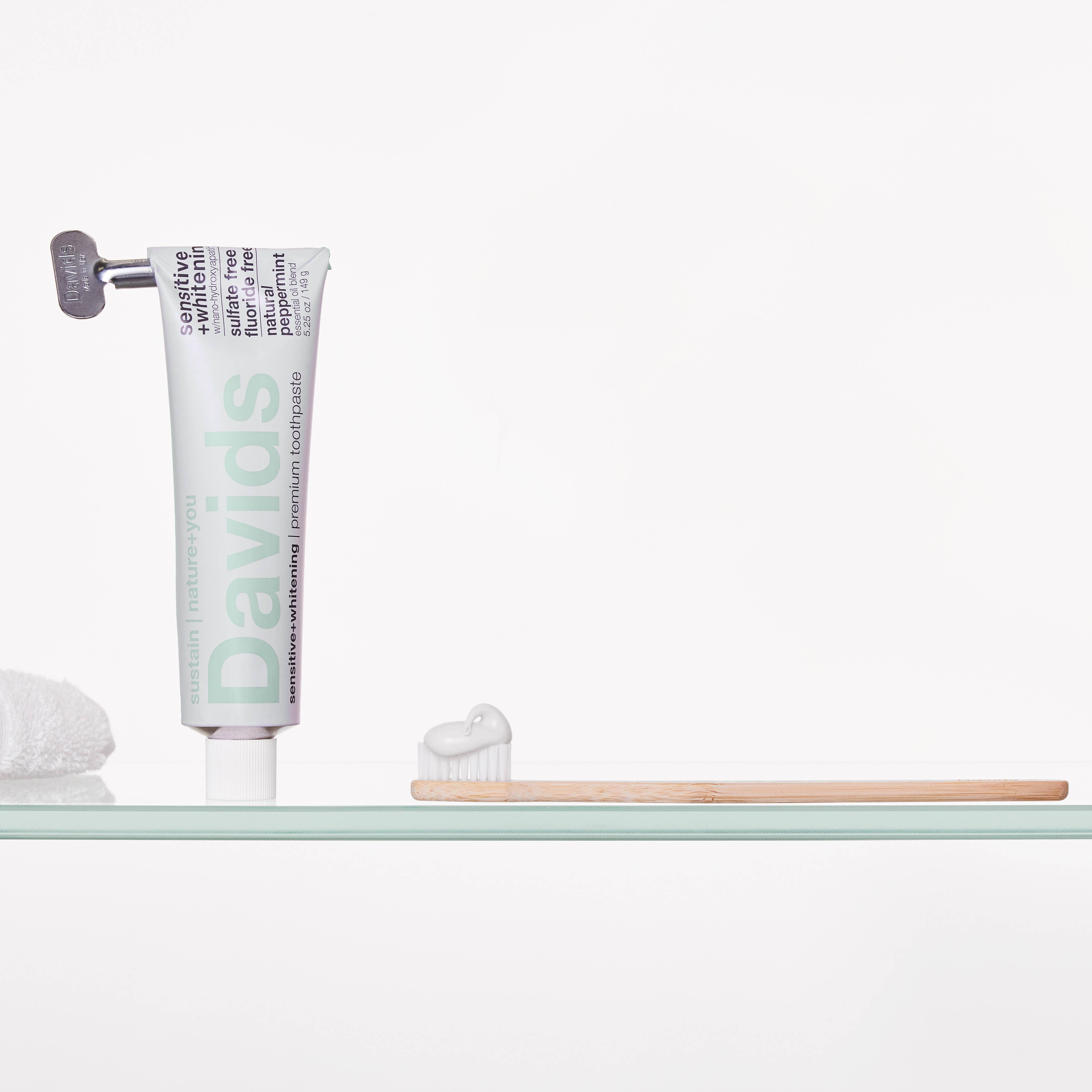 Adult Bamboo Soft Toothbrushes (3 pack) | Davids Natural Toothpaste