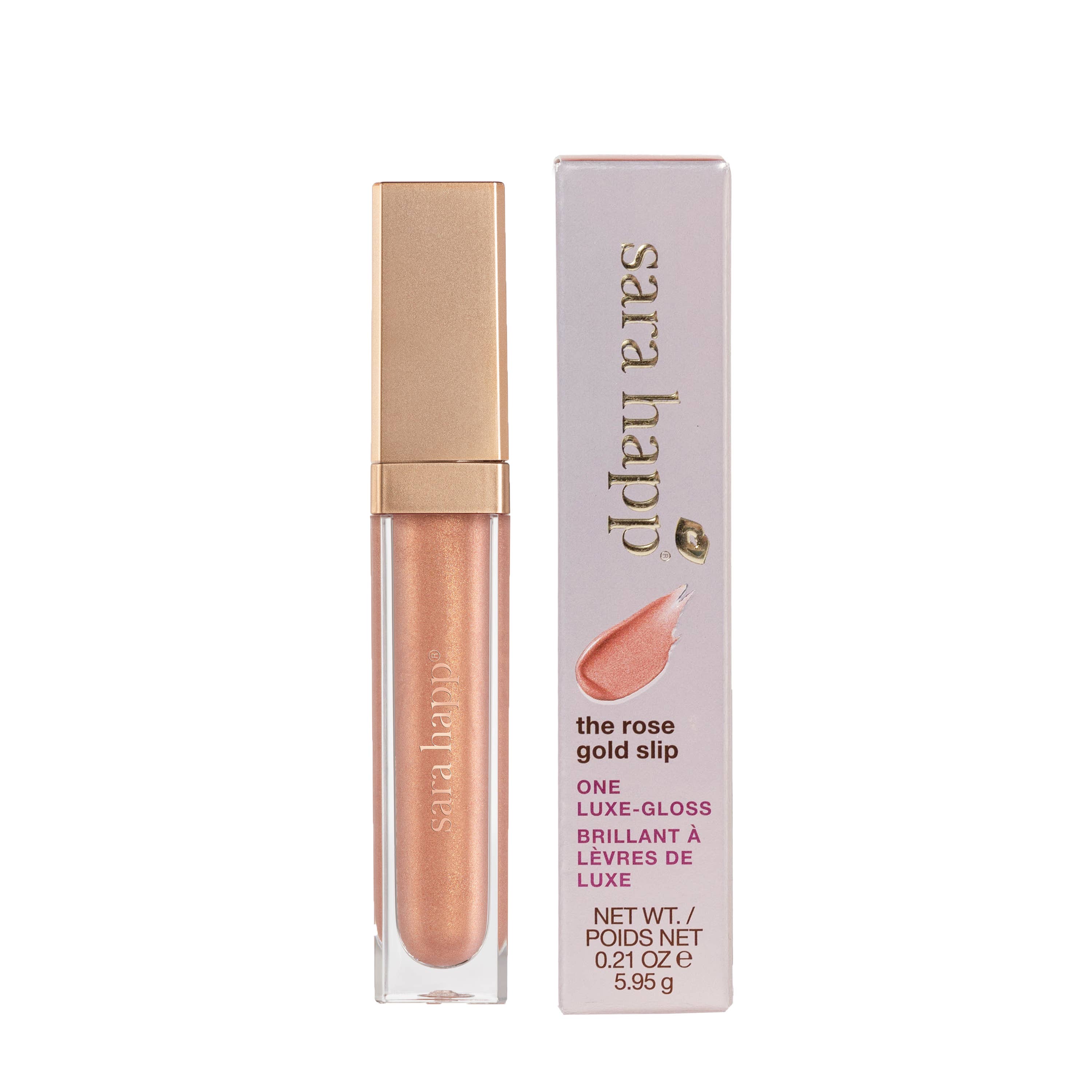 The Rose Gold Slip Hydrating Lip Gloss | Sara Happ