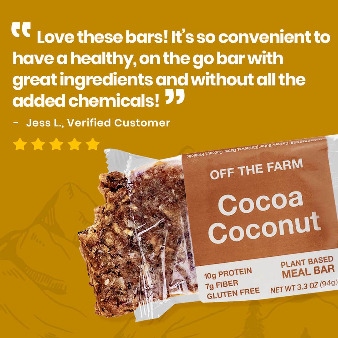 Cocoa Coconut Meal Bar | Off the Farm