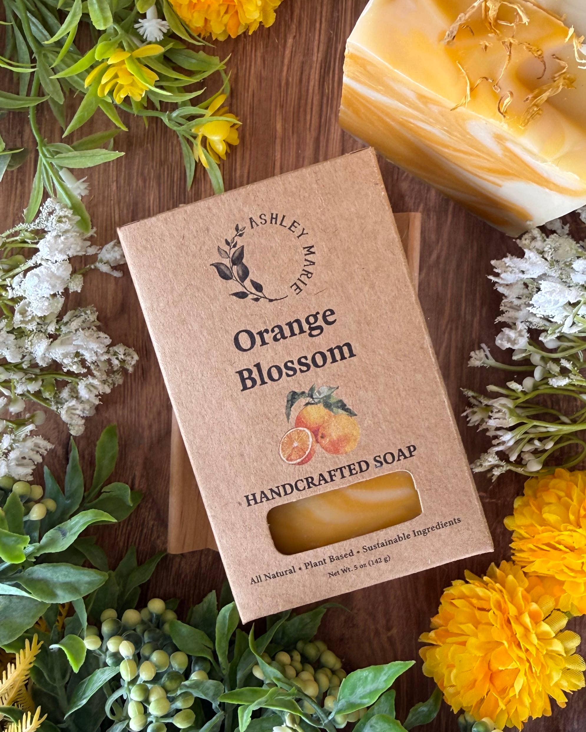 Orange Blossom Soap– Boxed Soap Bar | Ashley Marie