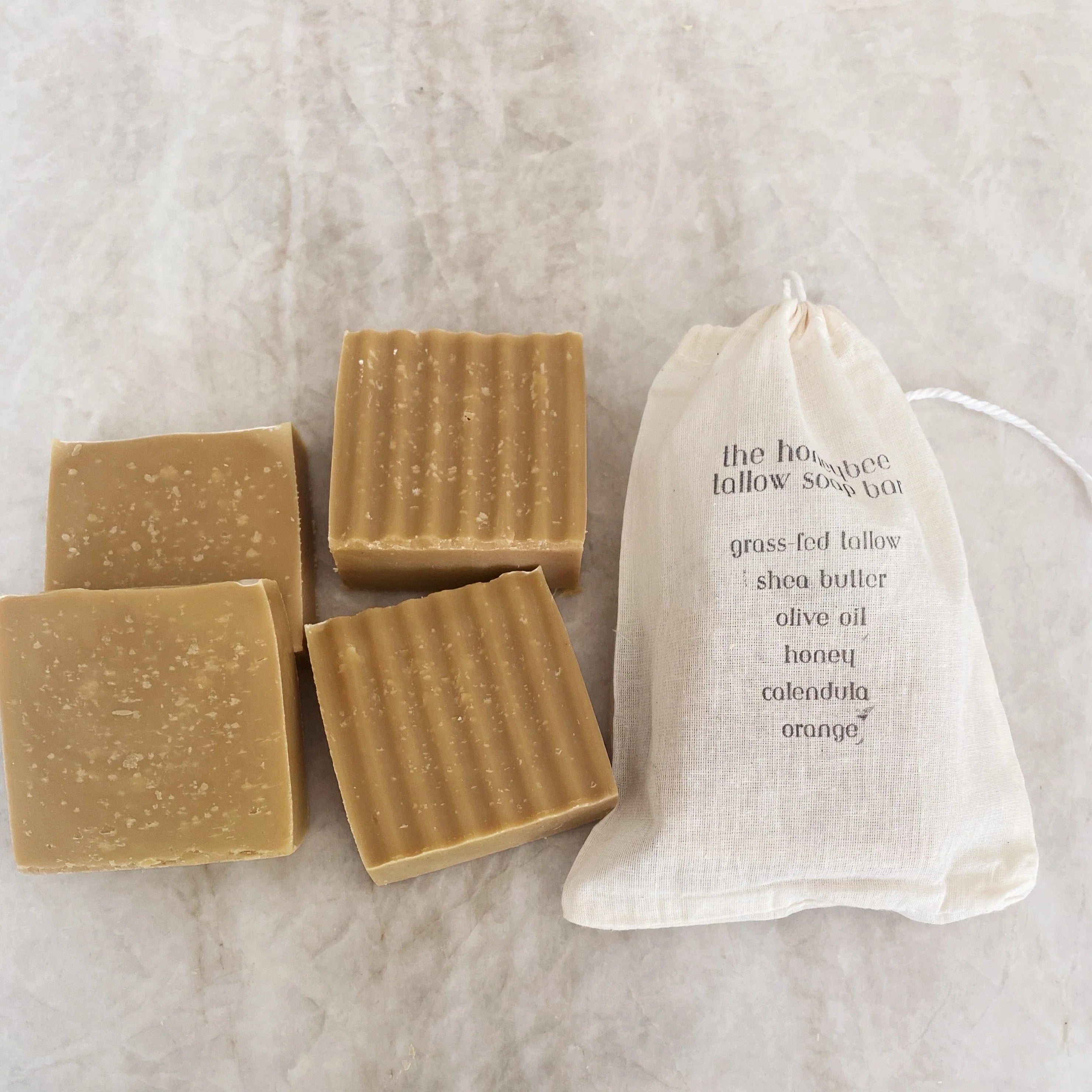 Tallow Soap Bar | Honeybee Hippie
