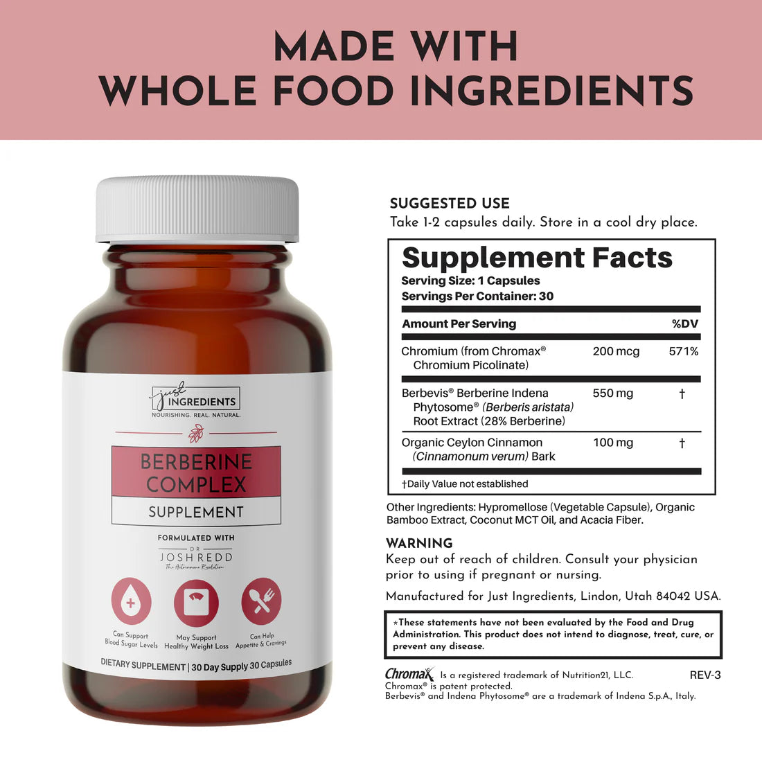 Berberine Supplement | Just Ingredients