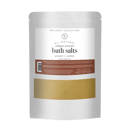 Sickness Recovery Bath Salts 35 oz | Rowe Casa Organics