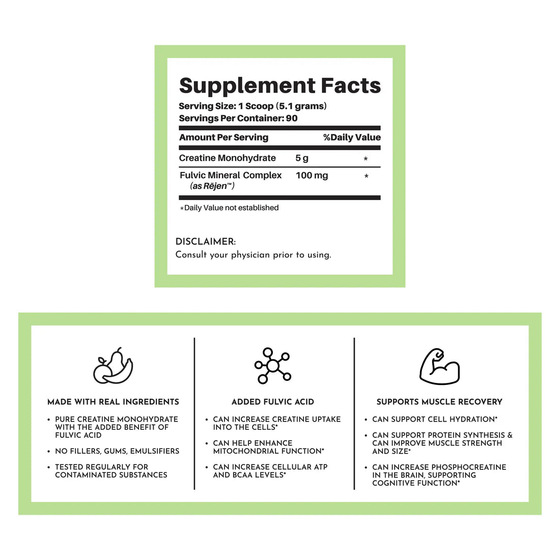 Creatine+ | Just Ingredients