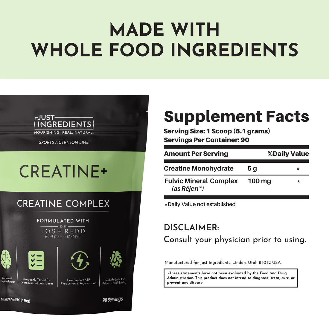 Creatine+ | Just Ingredients