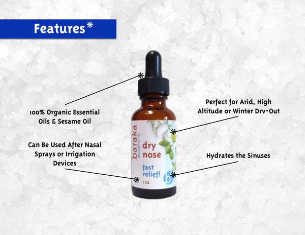 Dry Nose Oil | Bakara Sinus Products