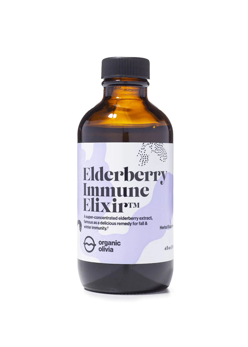 Elderberry Immune Elixir | Organic Olivia