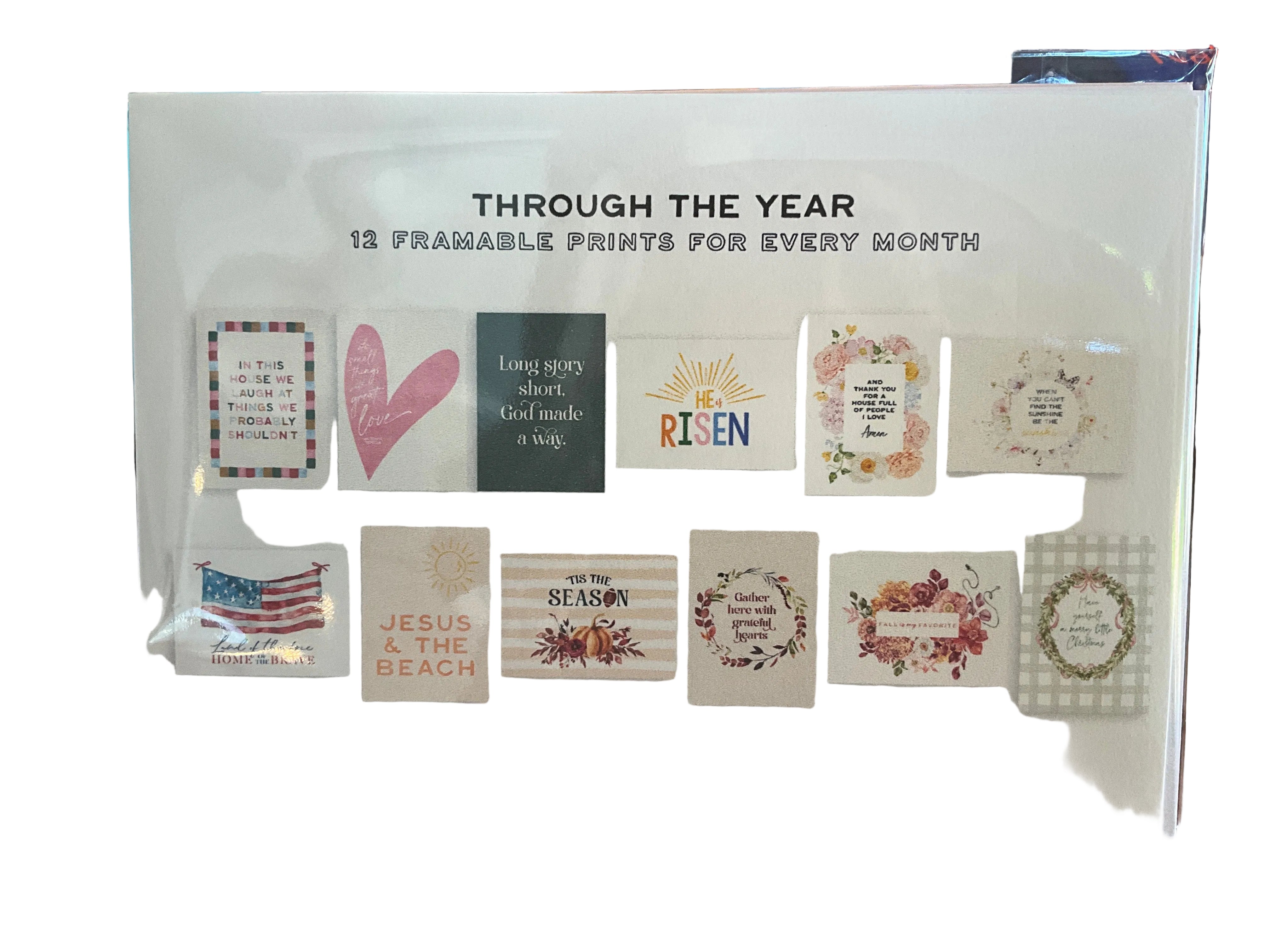 Through the Year Prints Only | Designed by DC