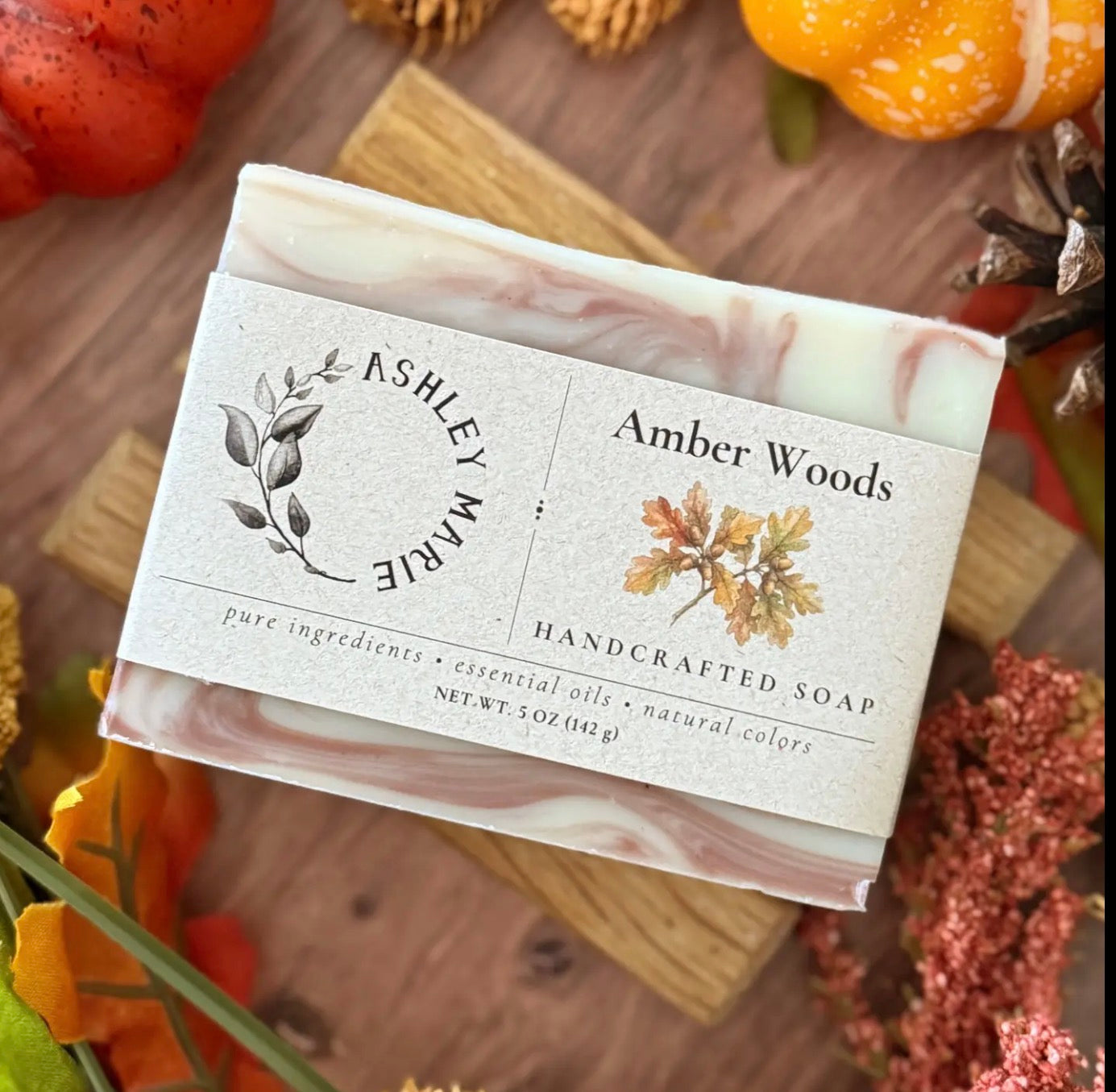 Amber Woods Bar Soap | Ashley Marie