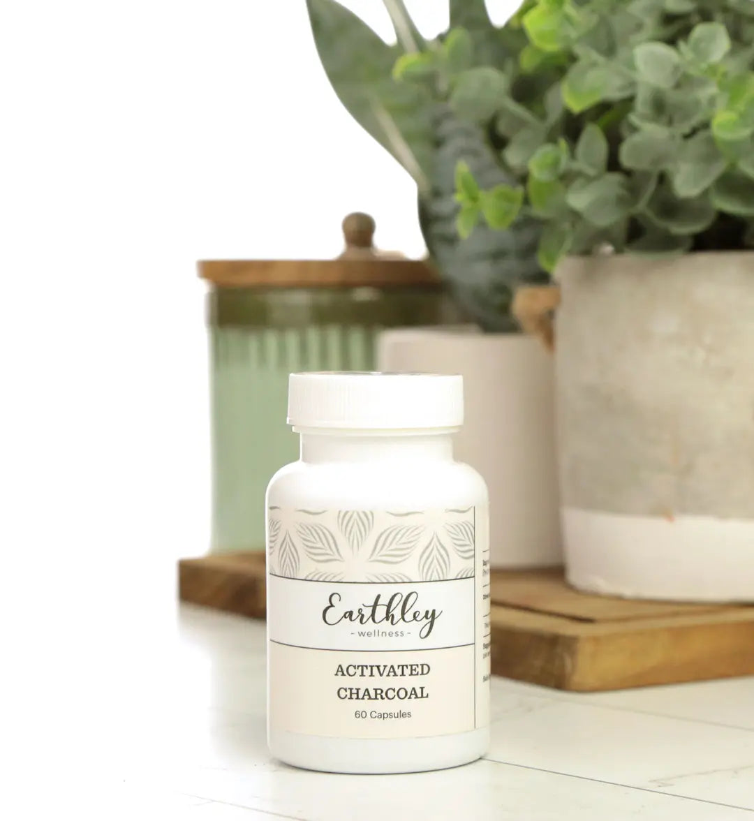 Activated Charcoal Capsules 60 ct. | Earthley