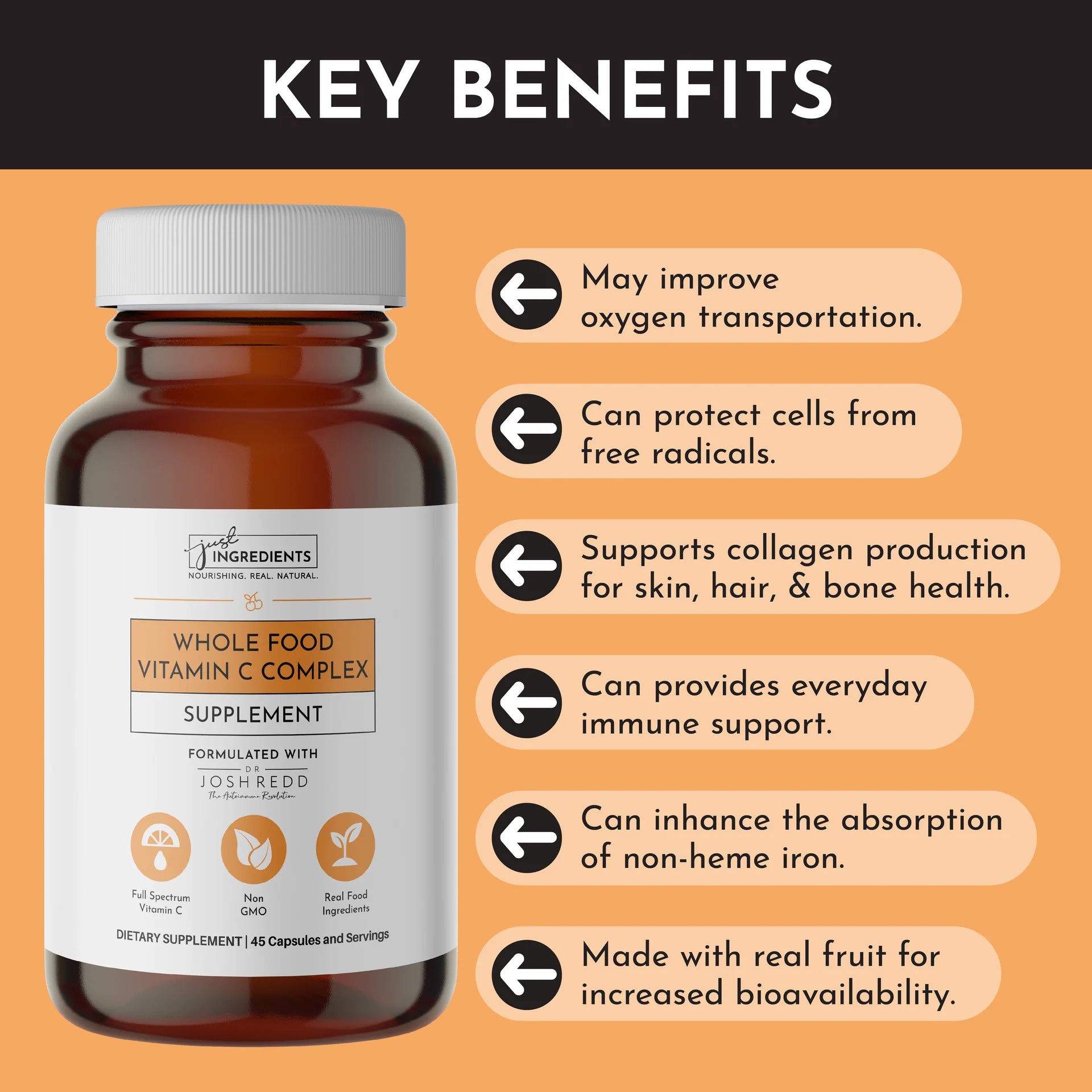 Whole Food Vitamin C Complex | Just Ingredients