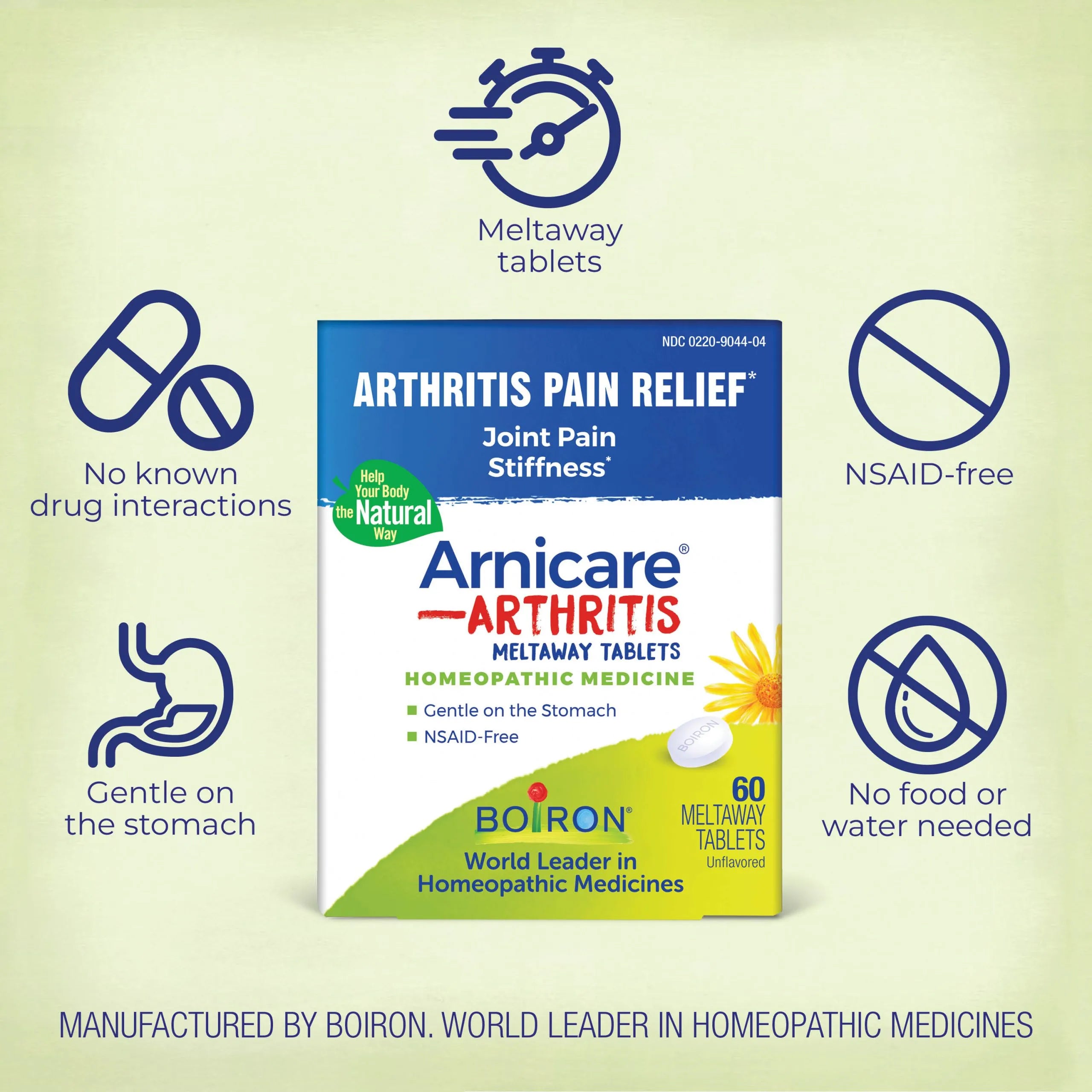 Arnicare Arthritis Meltaway Tablets | Boiron