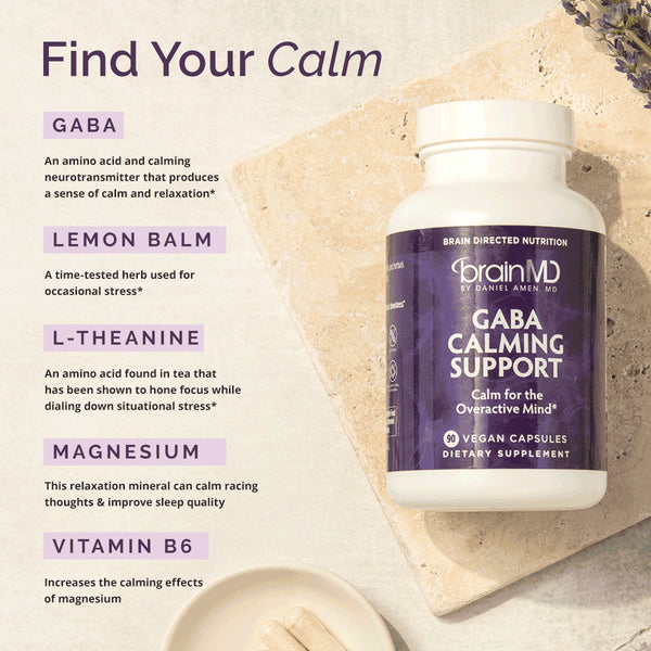 GABA Calming Support | Brain MD by Daniel Amen, MD