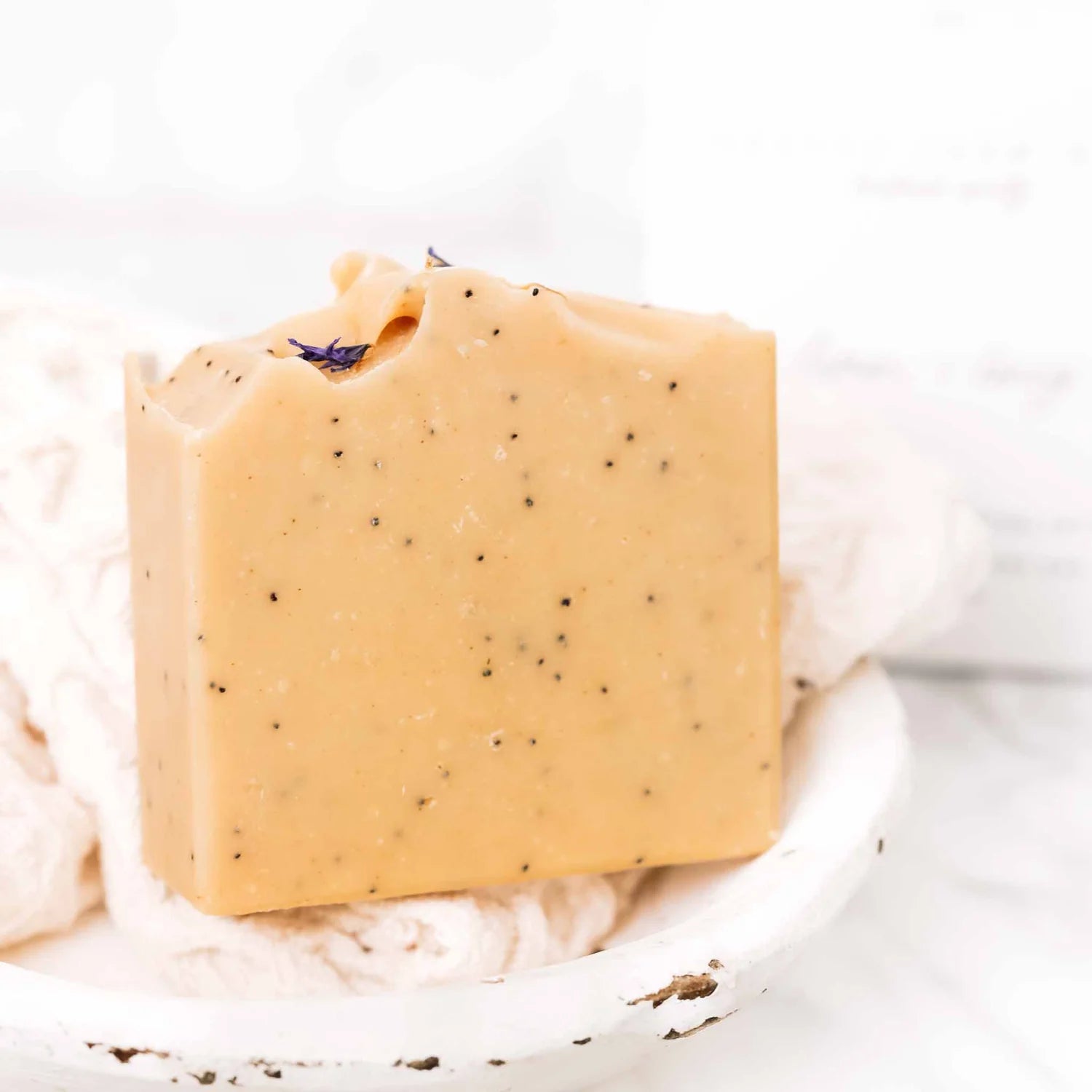 Lemon + Honey + Poppy Seed- Goat Milk Tallow Soap | Pretty Farm Girl