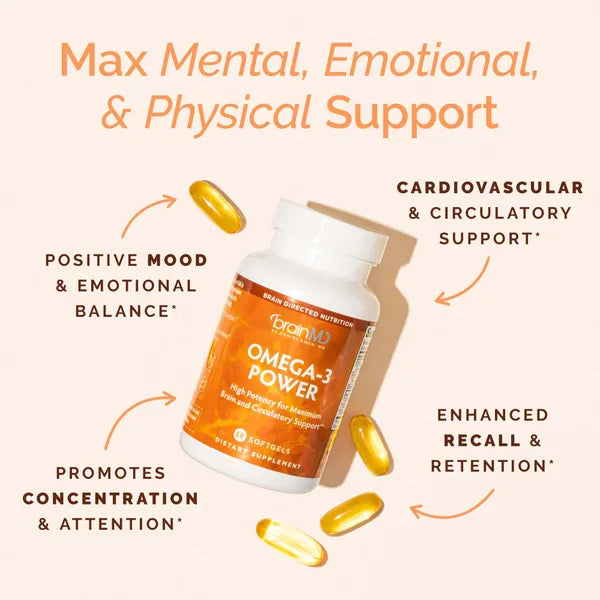 Omega-3 Power | Brain MD by Daniel Amen, MD