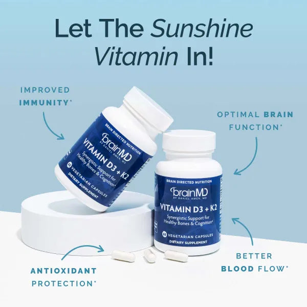Vitamin D3+K2 | Brain MD by Daniel Amen, MD