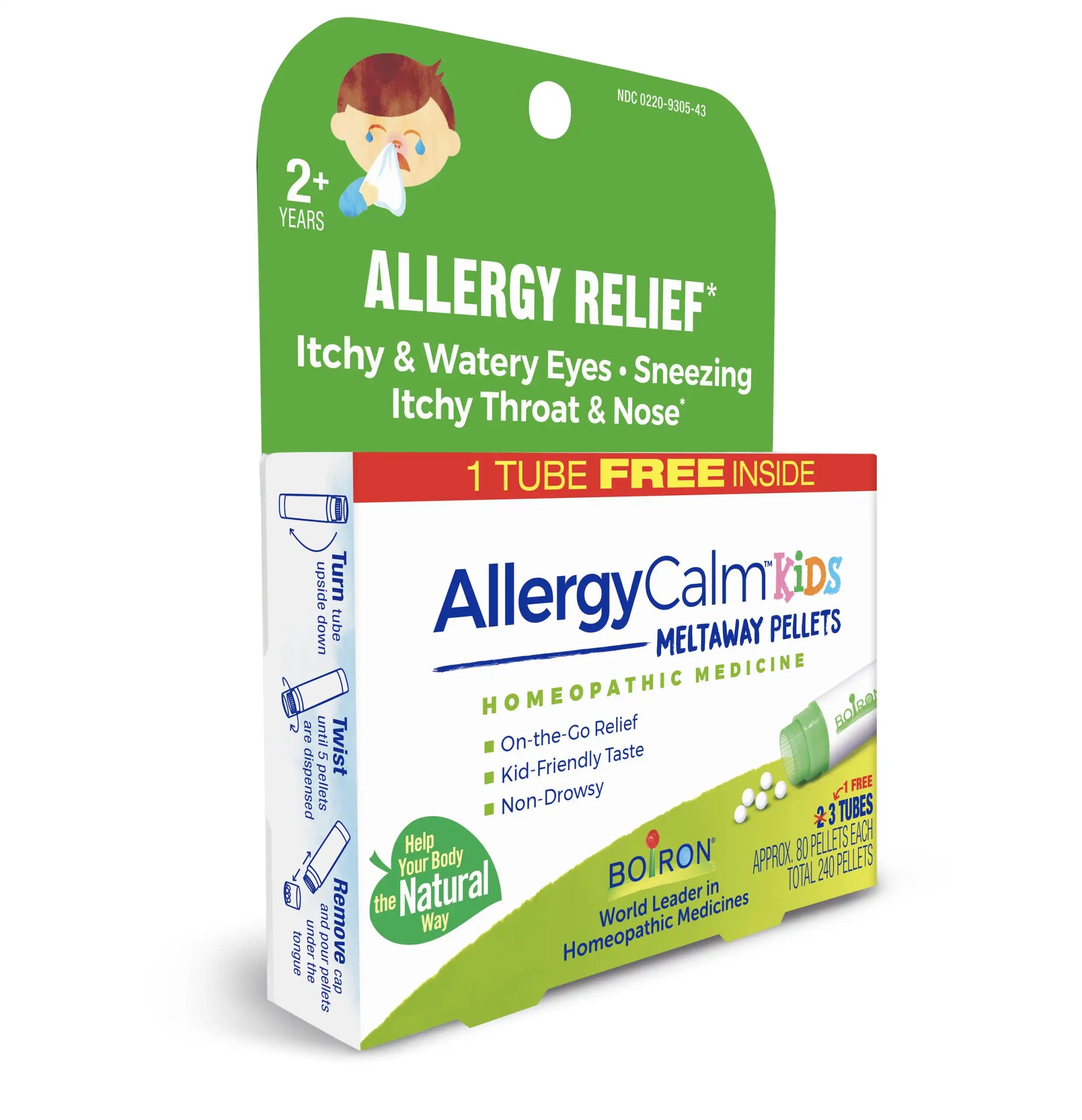Allergy Calm Kids Meltaway Pellets | Boiron