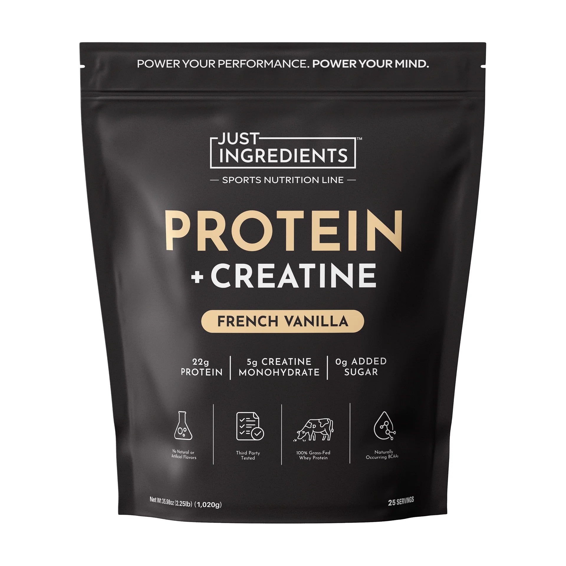 French Vanilla Protein + Creatine | Just Ingredients