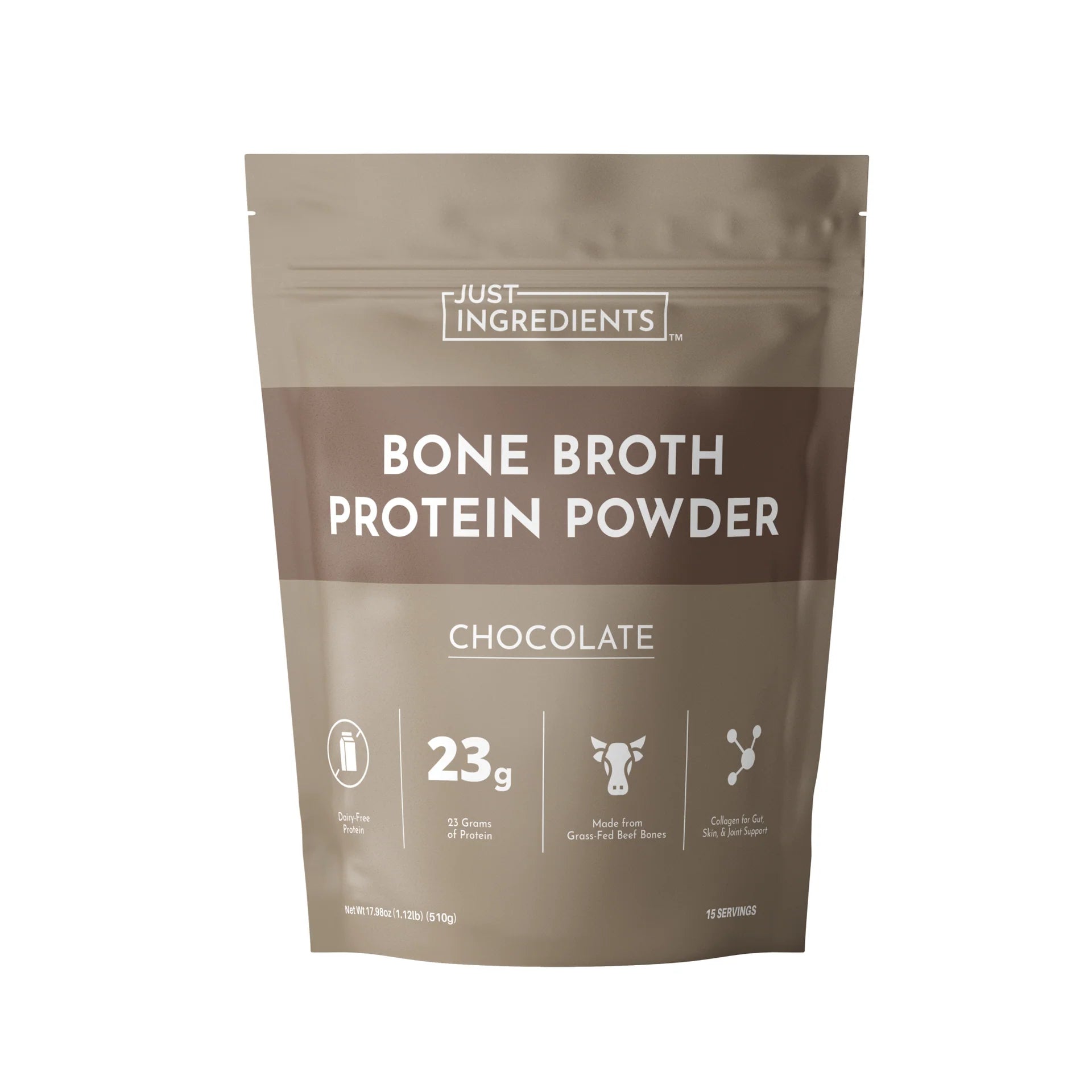 Chocolate Bone Broth Protein Powder | Just Ingredients