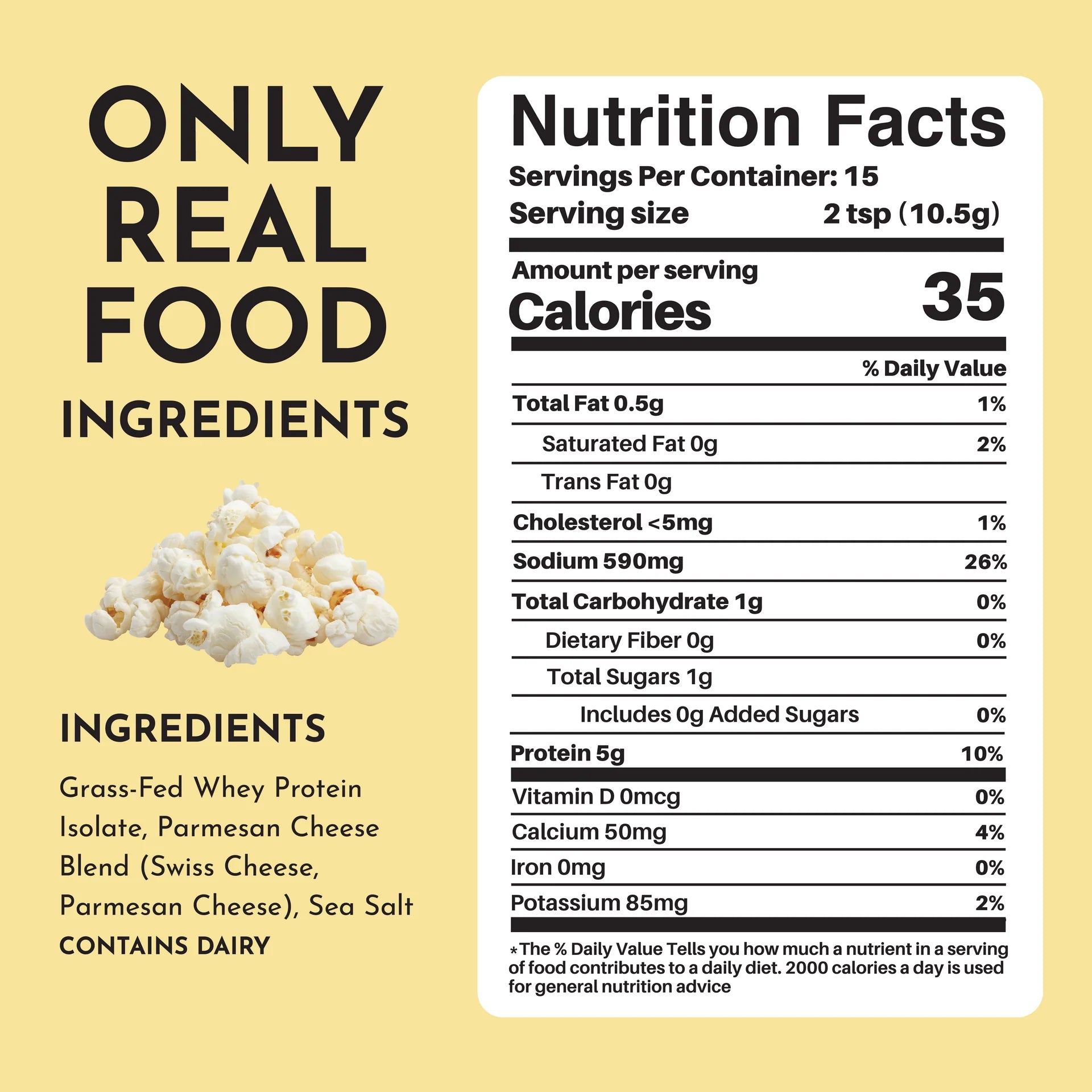 Protein Popcorn Salt | Just Ingredients