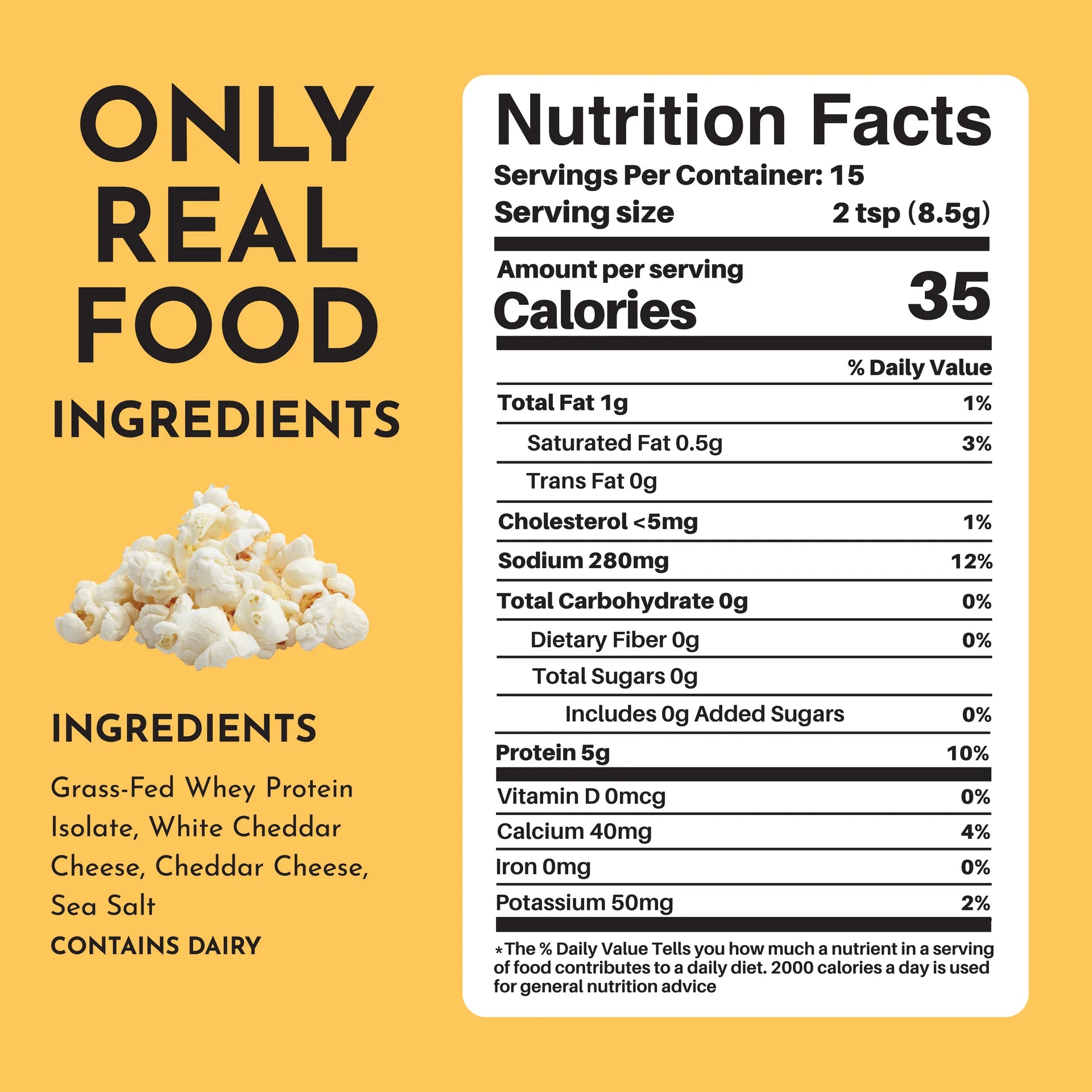 Protein Popcorn Salt | Just Ingredients
