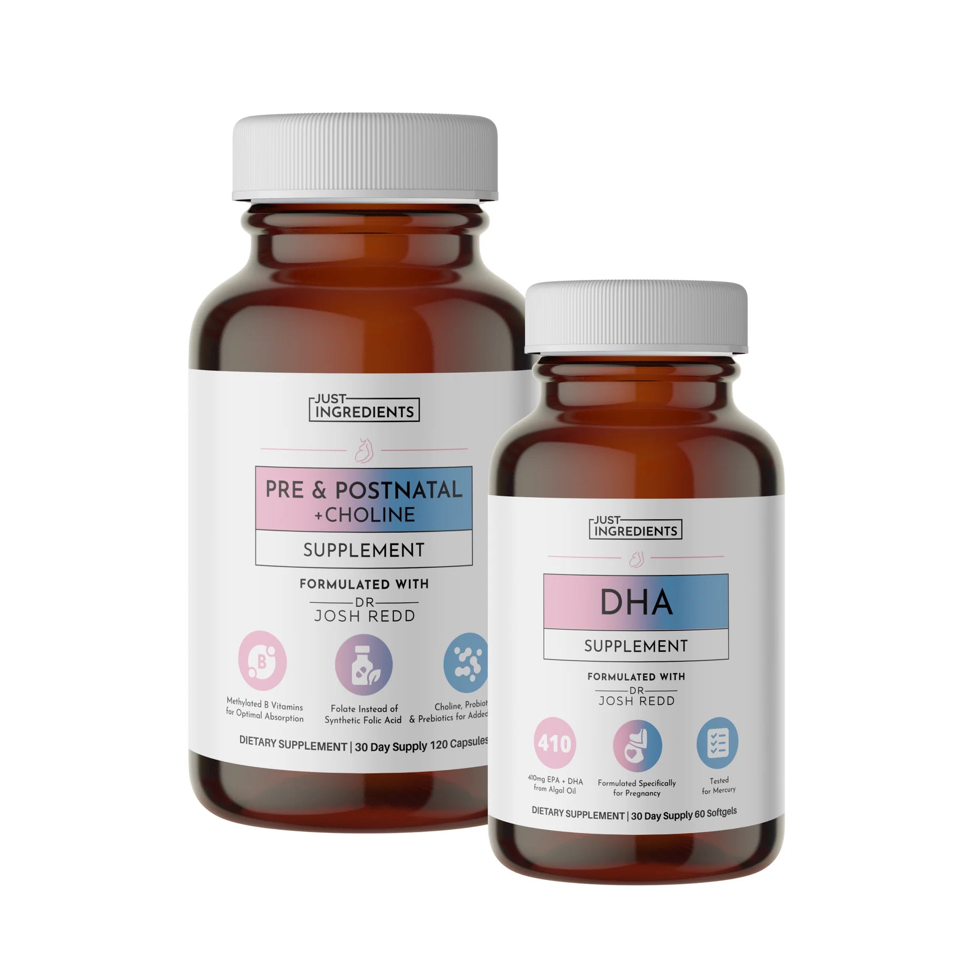 Prenatal & Postnatal + DHA | Just Ingredients