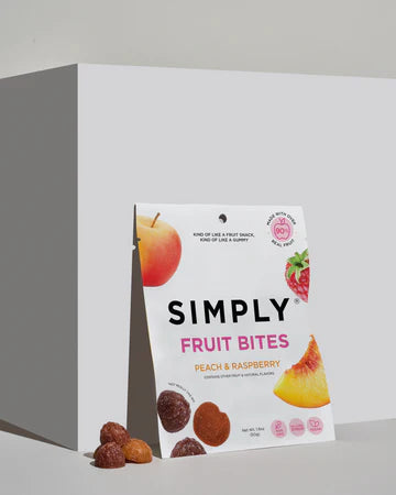 Peach Raspberry Fruit Bites | Simply