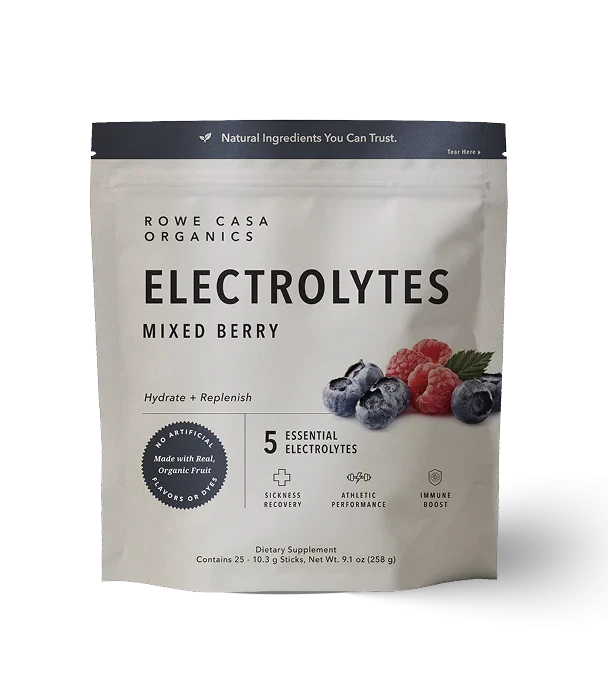 Electrolytes- 25 Serving Stick Pack | Rowe Casa Organics
