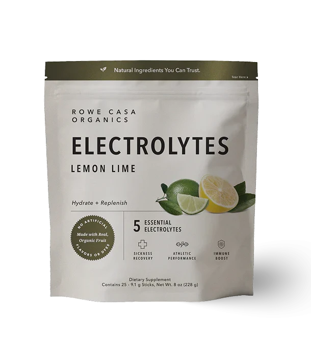Electrolytes- 25 Serving Stick Pack | Rowe Casa Organics