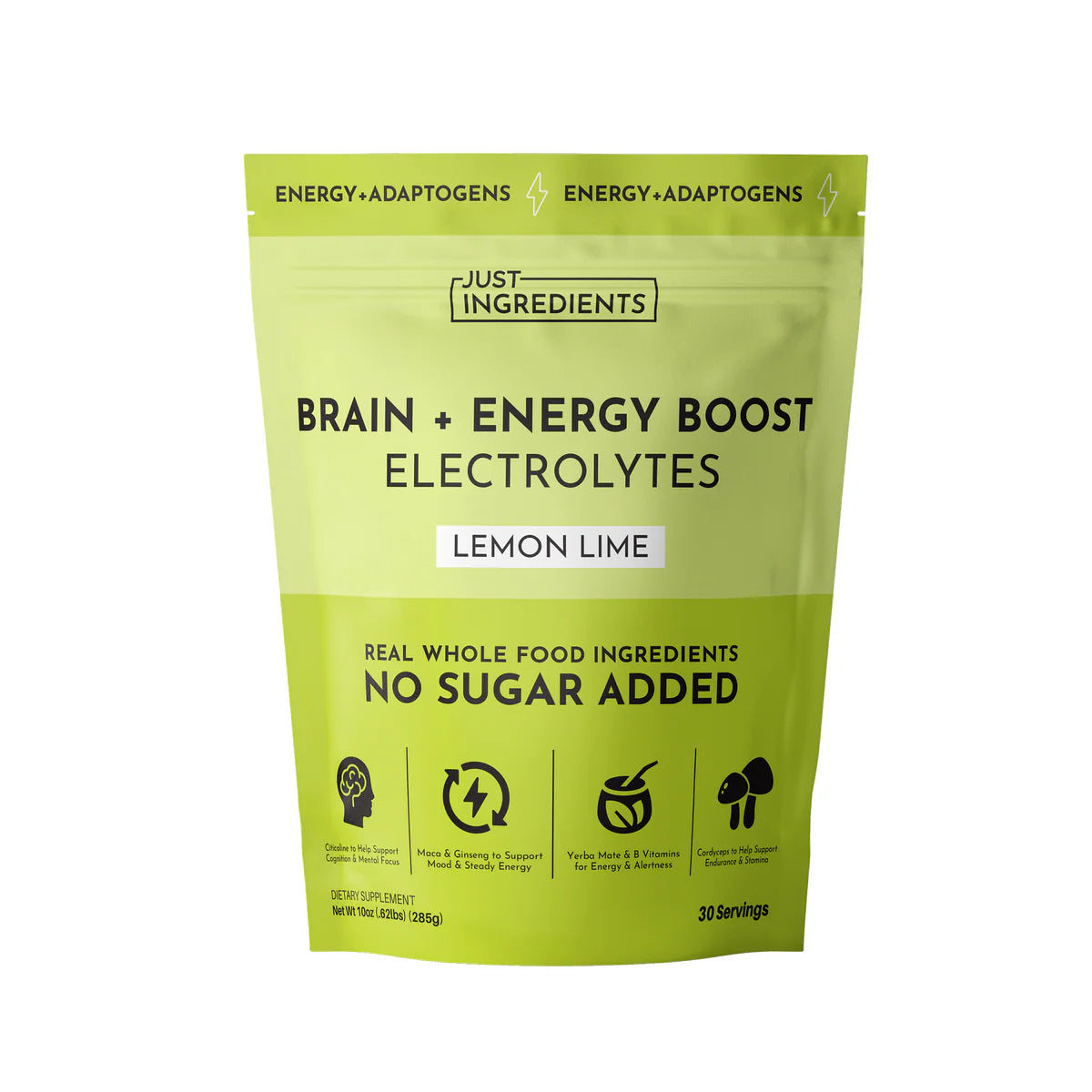 Lemon Lime Electrolytes + Energy | Just Ingredients