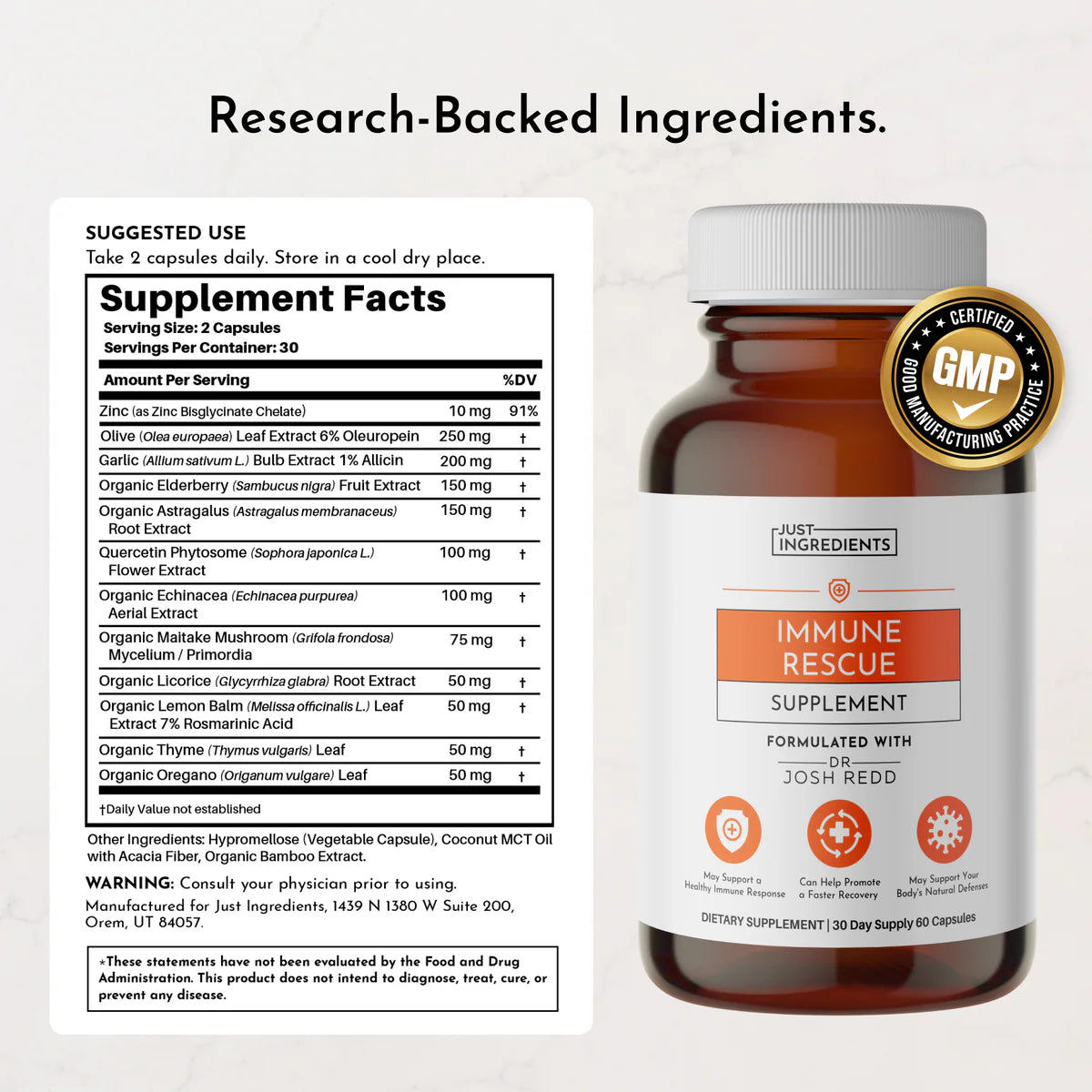 Immune Rescue | Just Ingredients