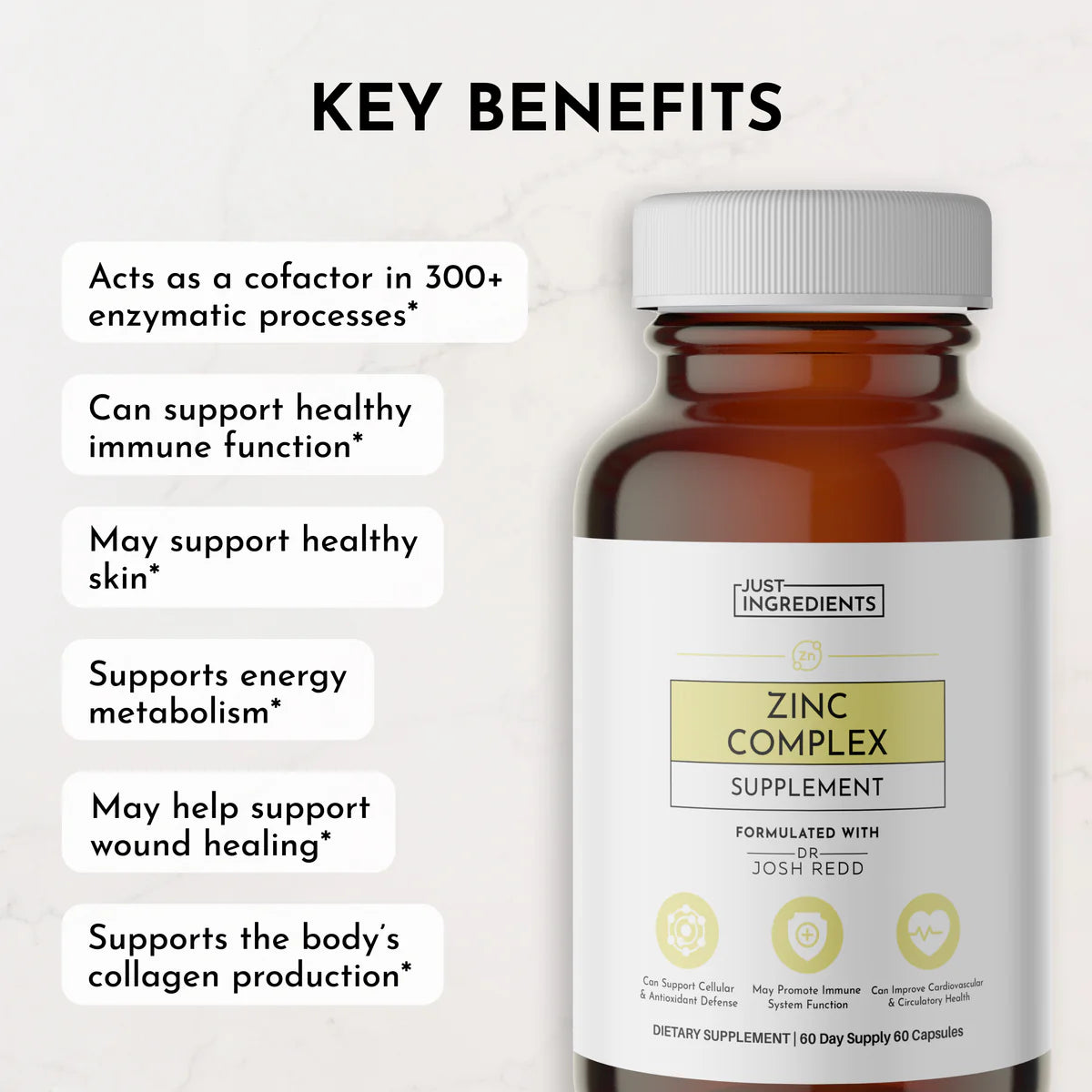 Zinc Complex | Just Ingredients