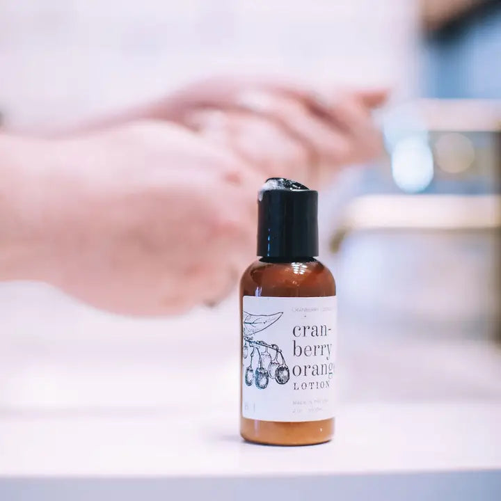 Cranberry Orange Hand and Body Lotion Travel Size | Broken Top