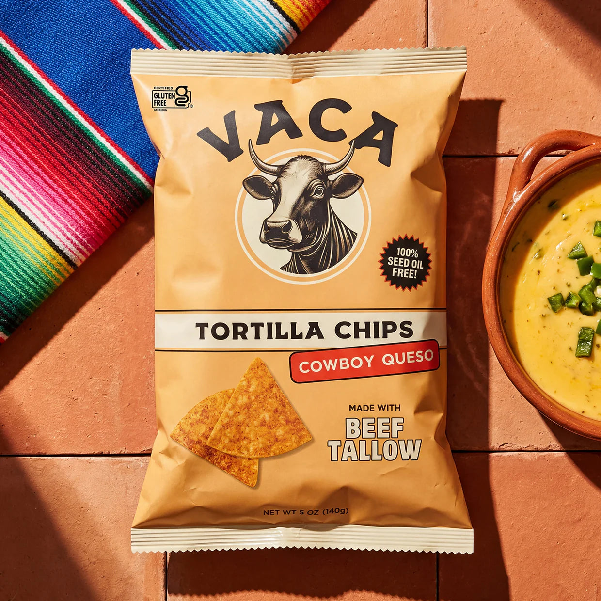 Cowboy Queso Chips | Vaca Chips