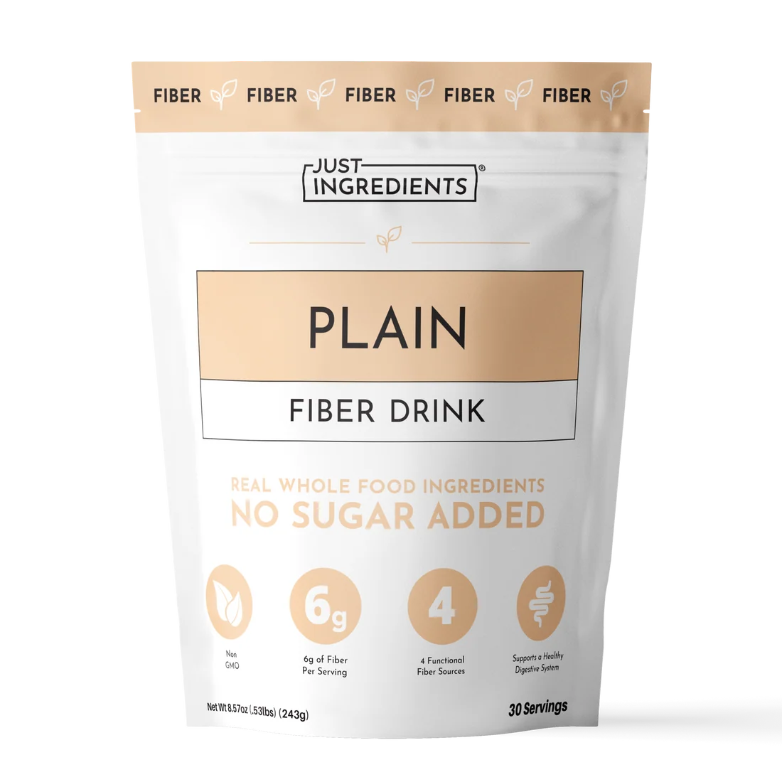 Plain Fiber Drink | Just Ingredients