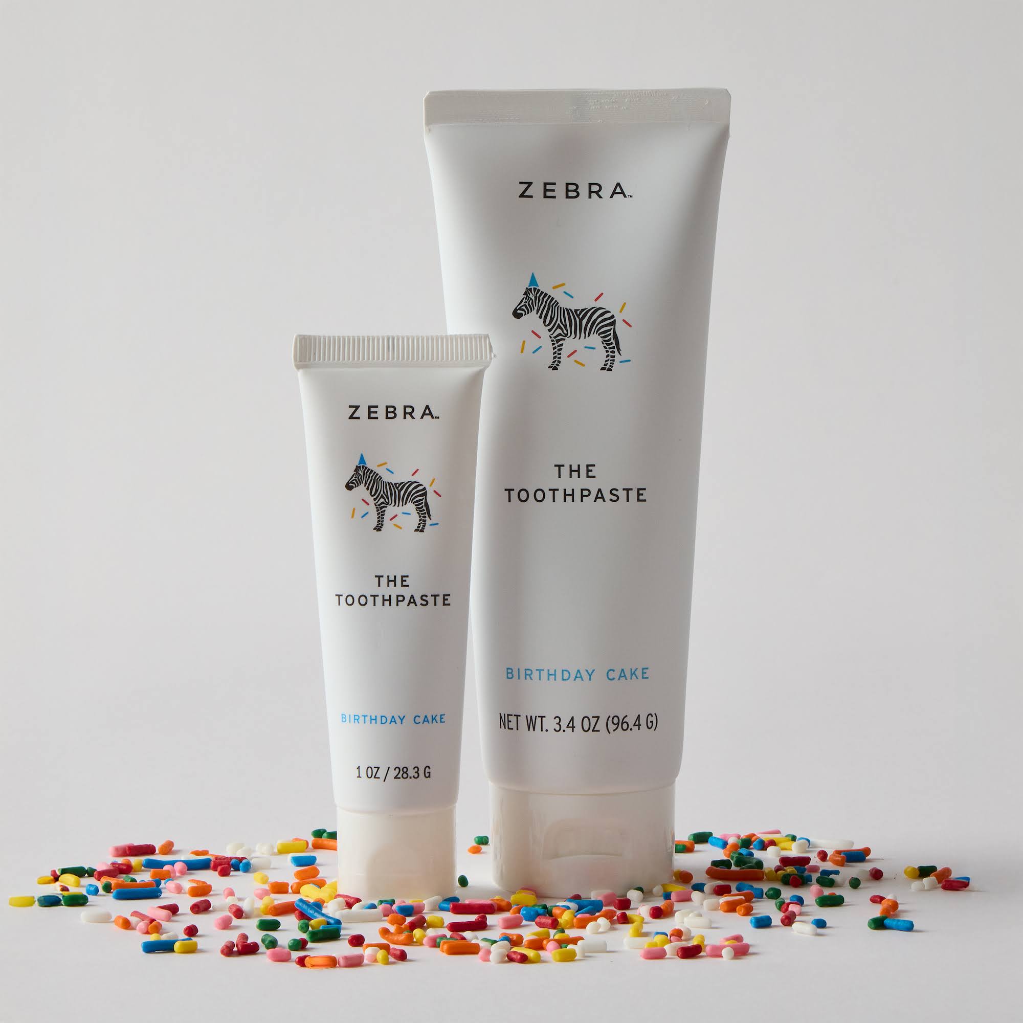 Birthday Cake Toothpaste | Zebra