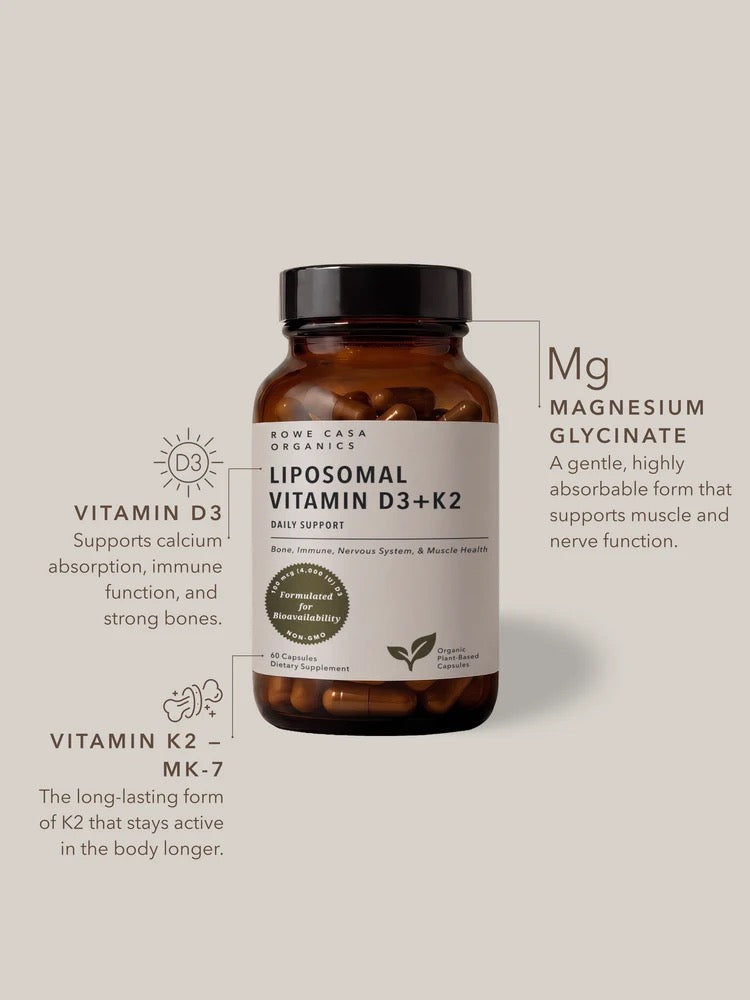 Lipsomal Vitamin D3 + K2 | Rowe Casa