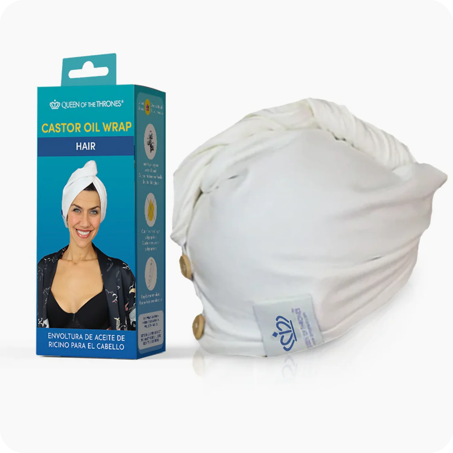 Castor Oil Hair Wrap | Queen of the Thrones