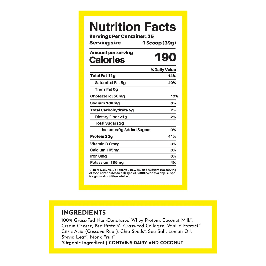 Protein Powder  | Just Ingredients