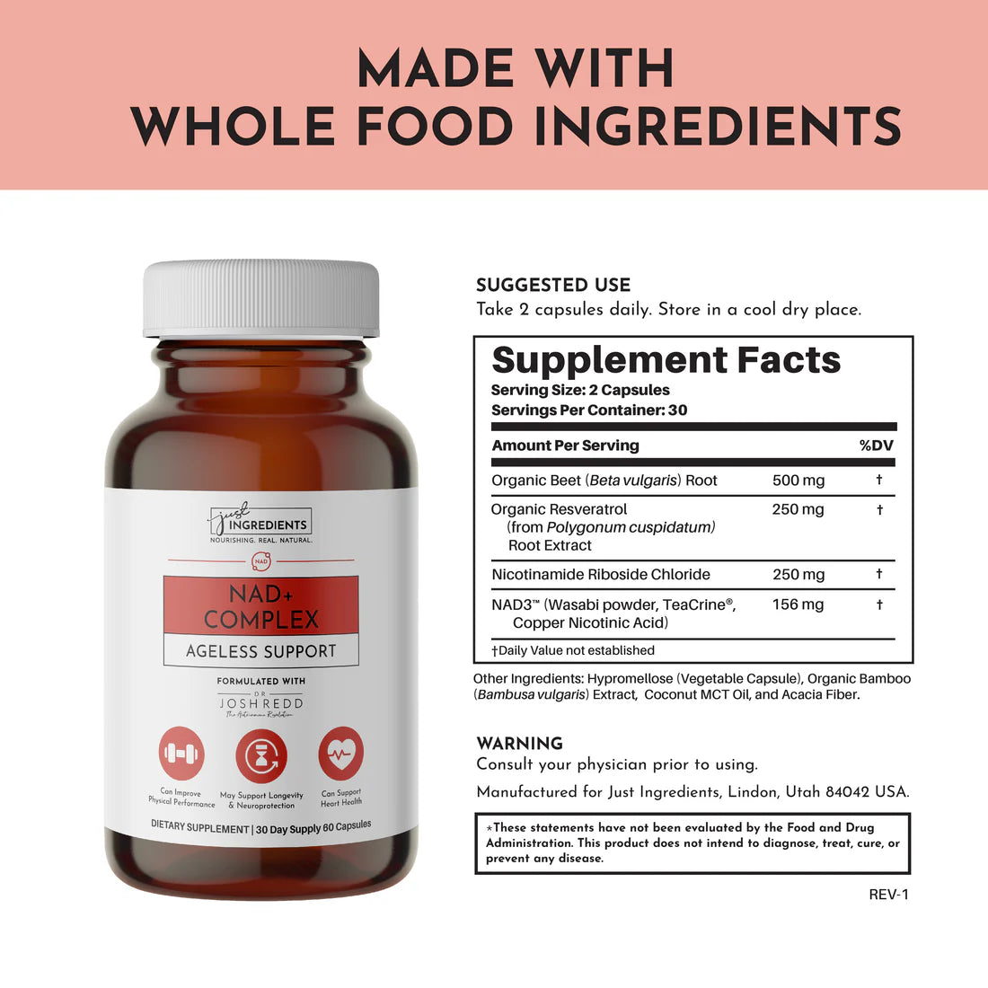 NAD Complex | Just Ingredients