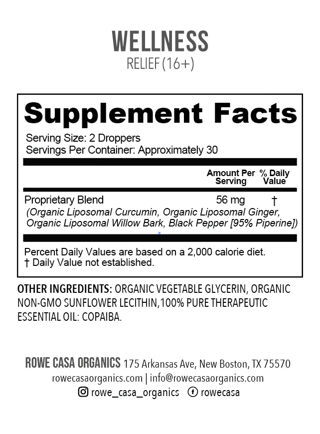 Relief | Rowe Casa Organics